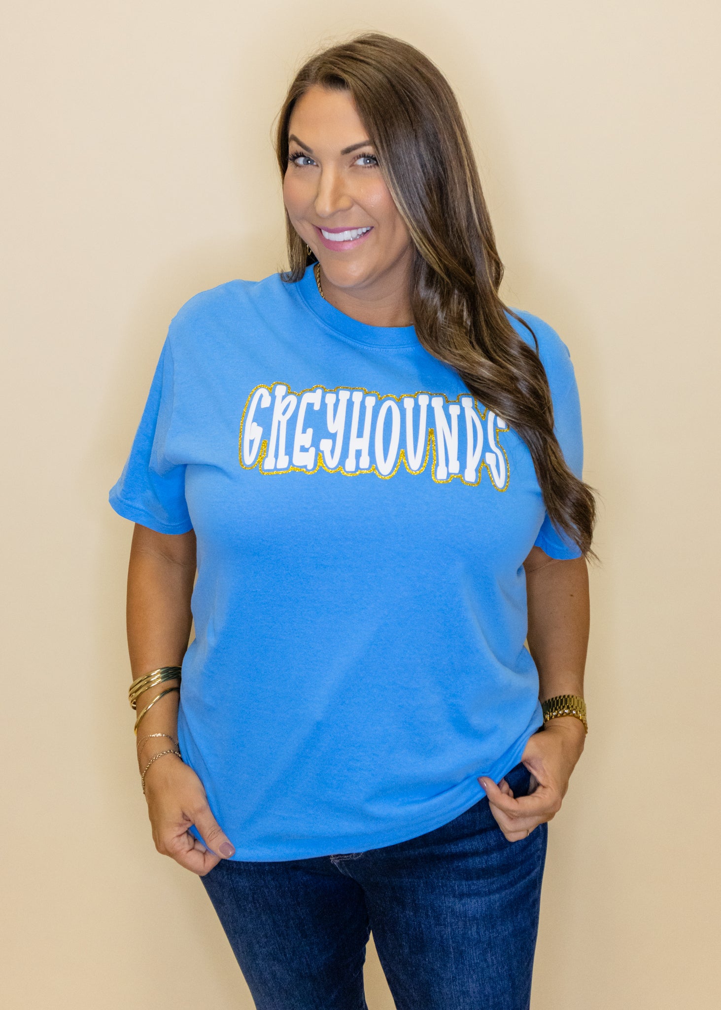 Greyhounds Blue Tee