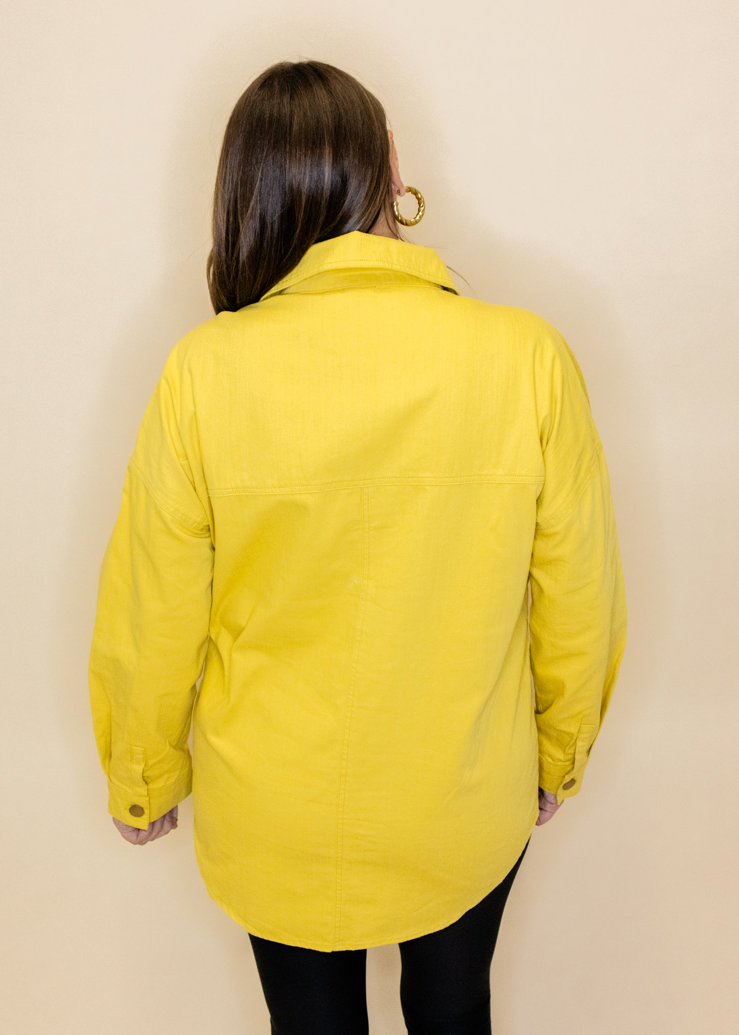 Mustard Denim Shacket