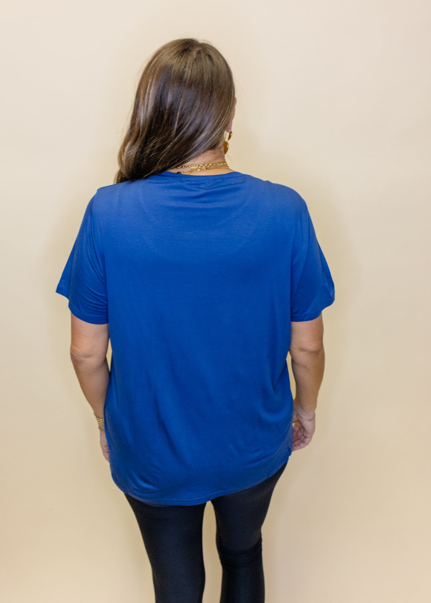 Navy Blue SoSis Signature Tee