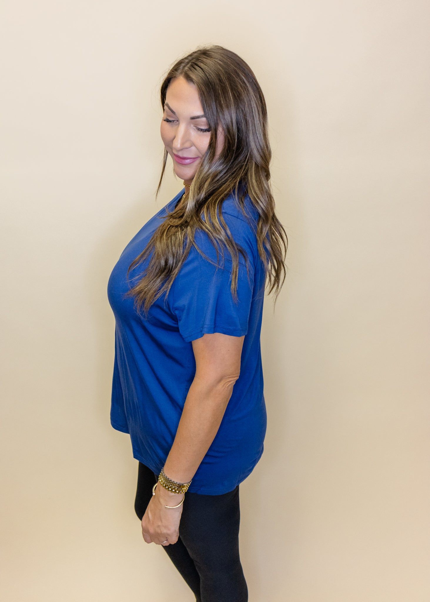 Navy Blue SoSis Signature Tee