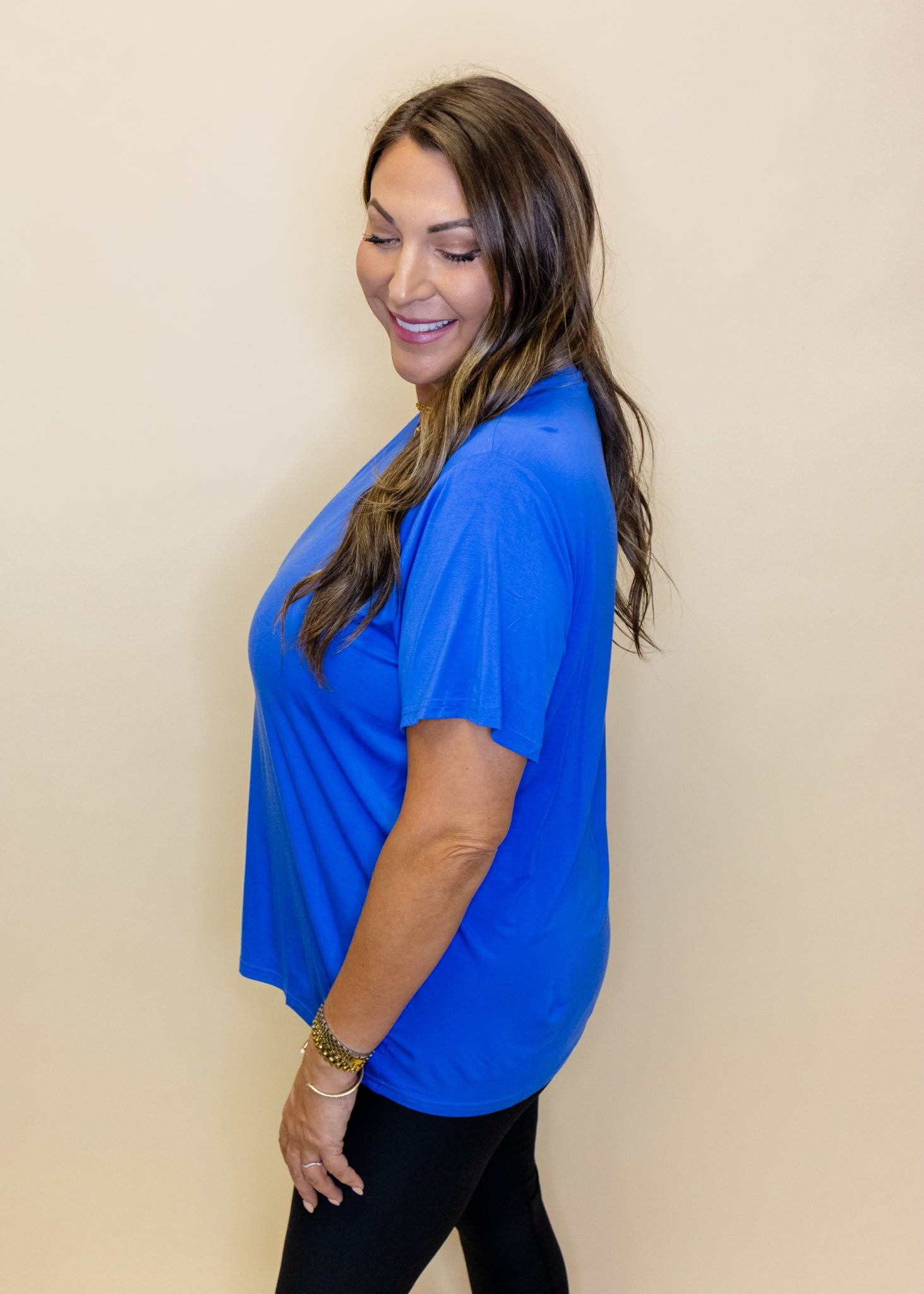 Royal Blue SoSis Signature Tee