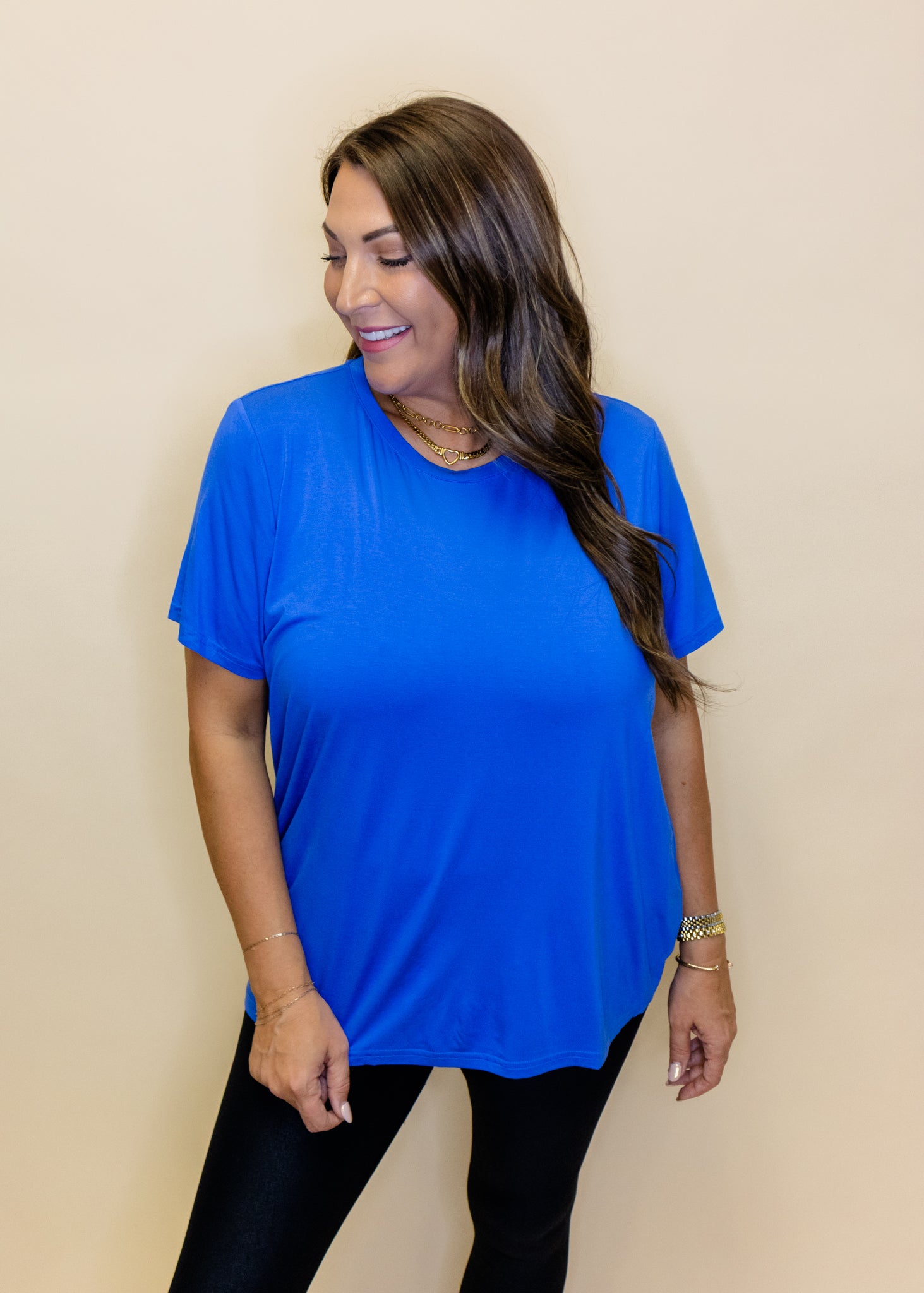 Royal Blue SoSis Signature Tee