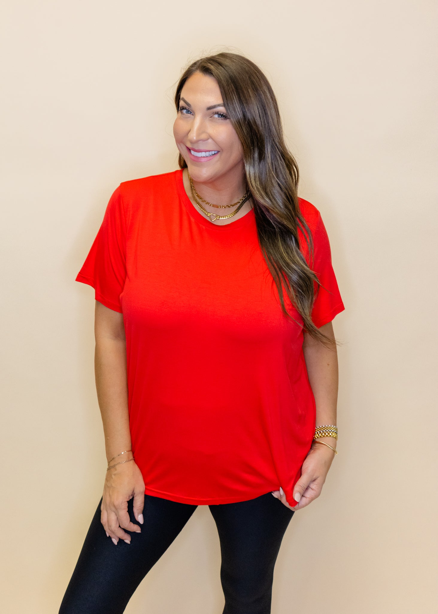 Red SoSis Signature Tee