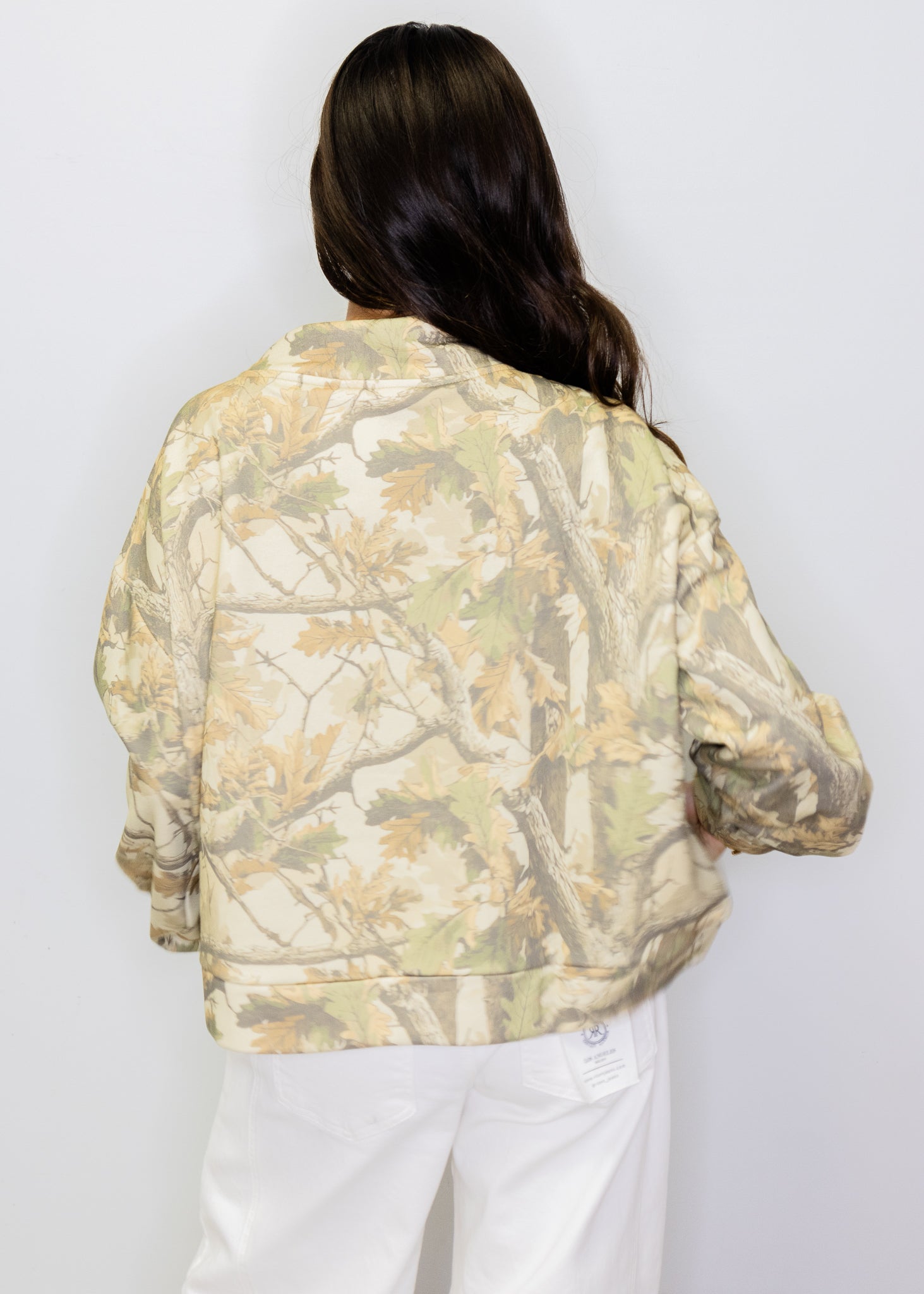 Licensed Miss State Mockneck Camo Sweatshirt