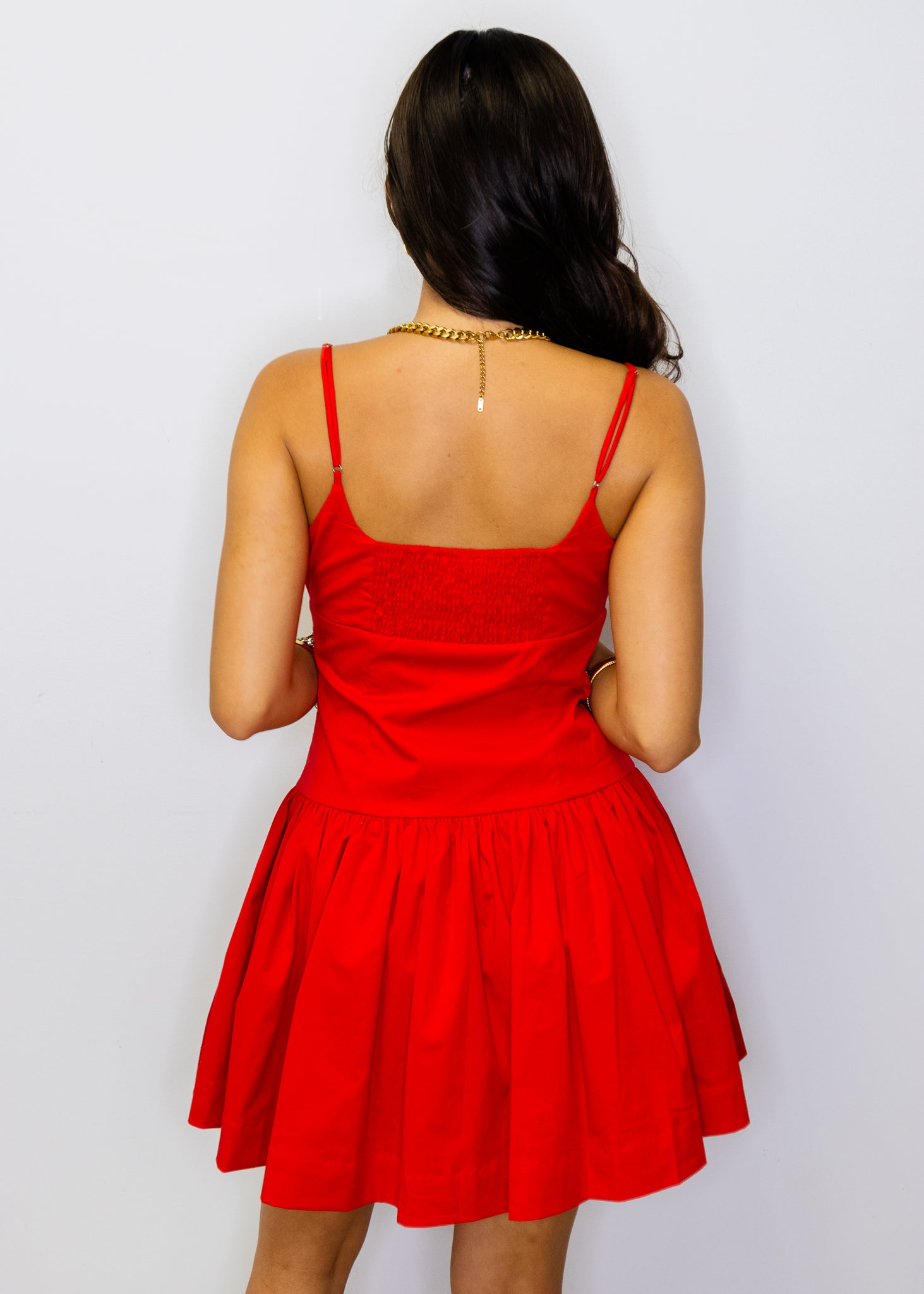 Red Fit & Flare Dress