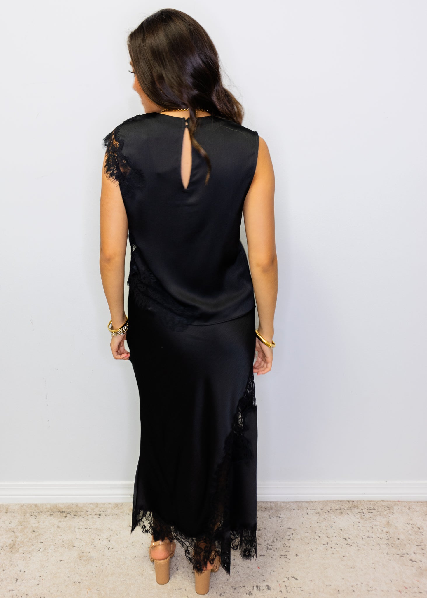 Black Lace Skirt