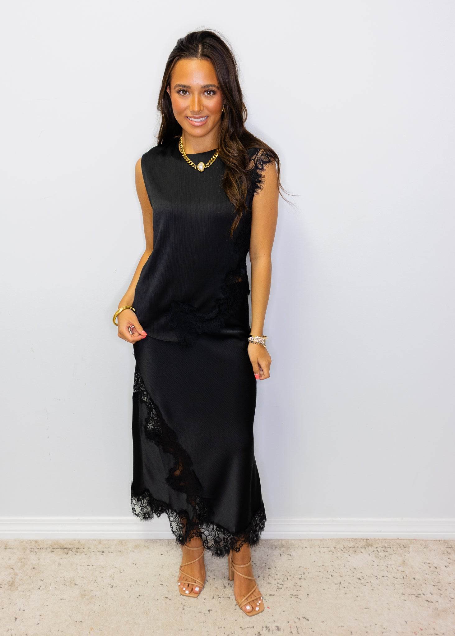 Black Lace Top