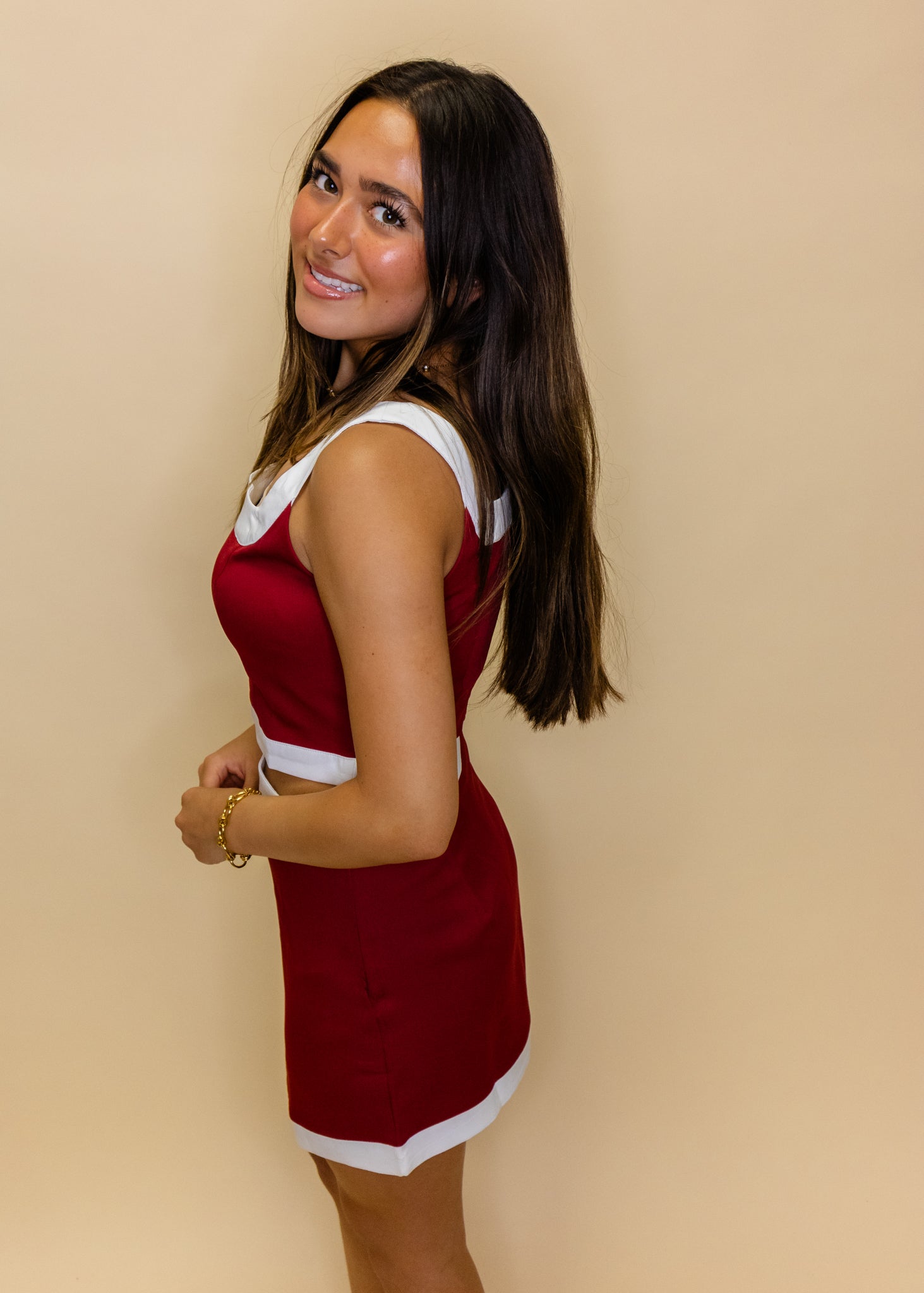 Crimson & White Border Set