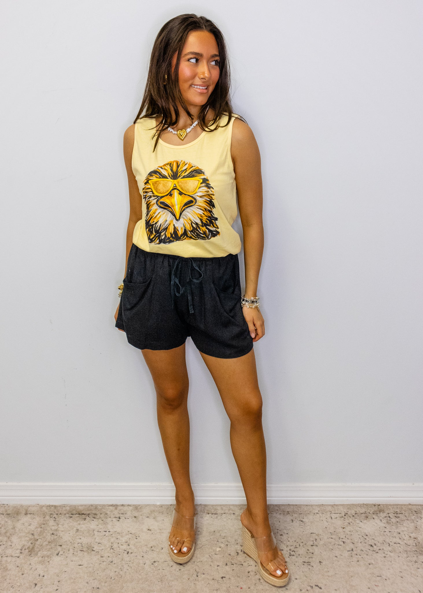 Yellow Game Day Sunglasses Eagle Tank