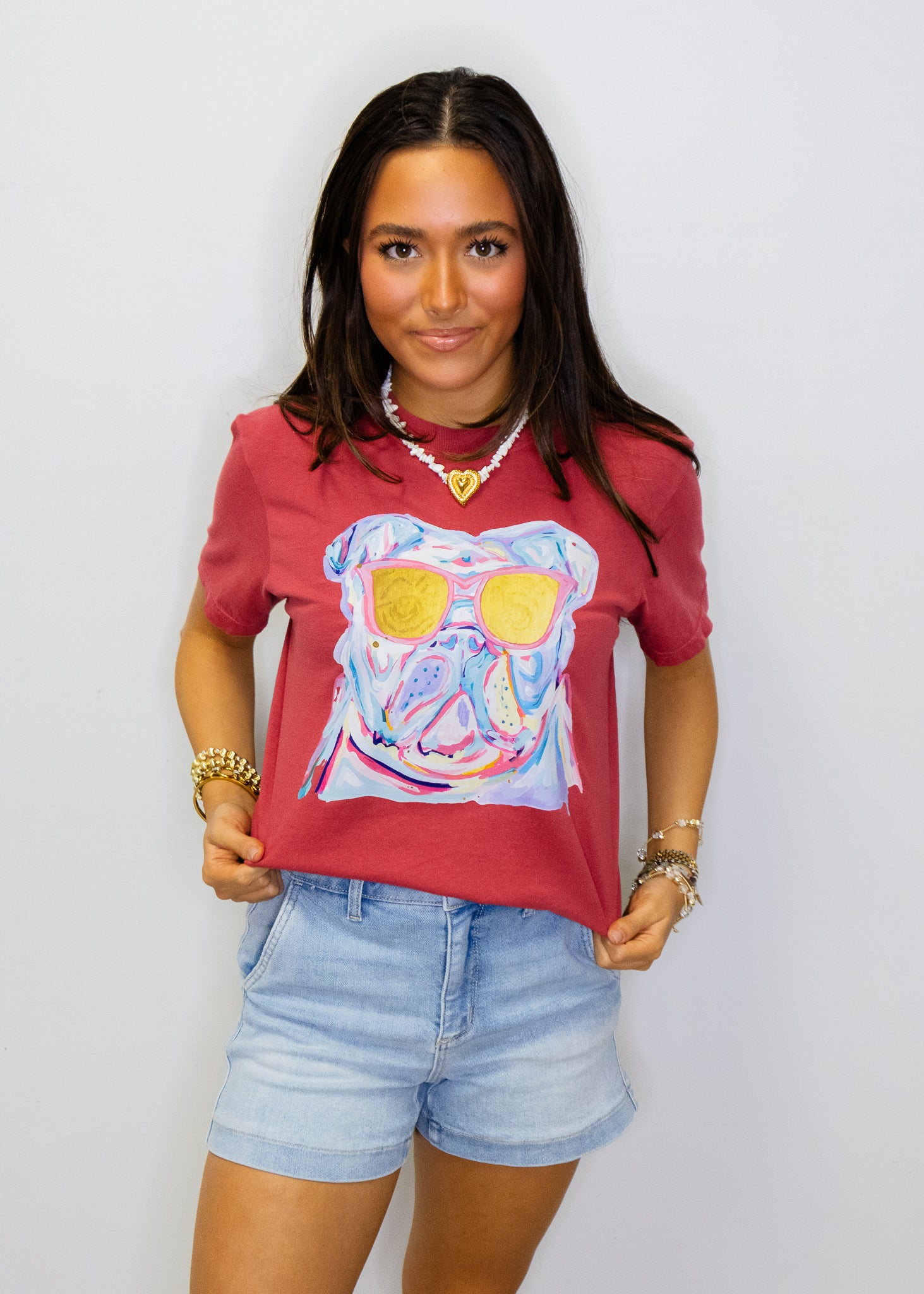Game Day Sunglasses Bulldog Tee