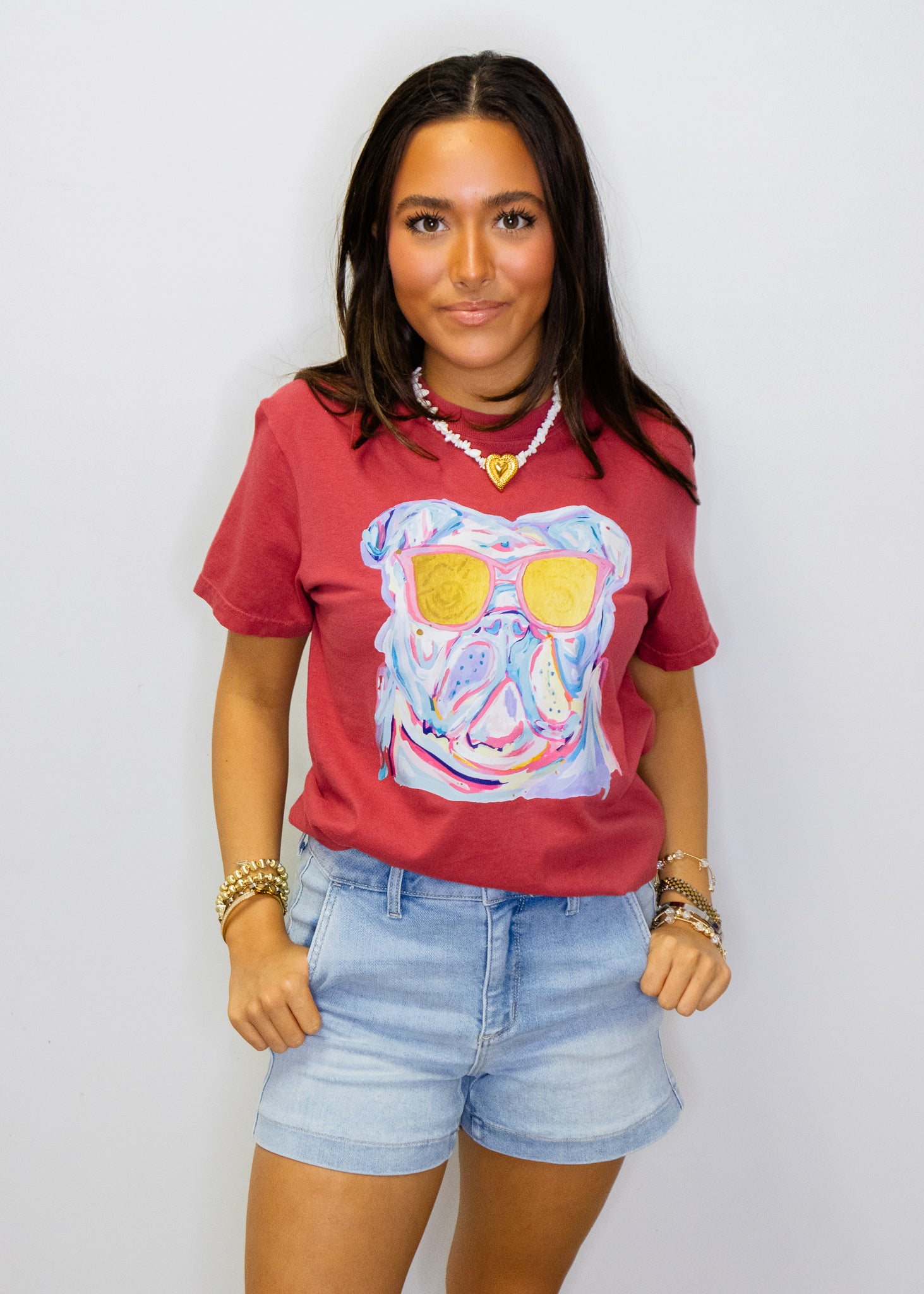 Game Day Sunglasses Bulldog Tee