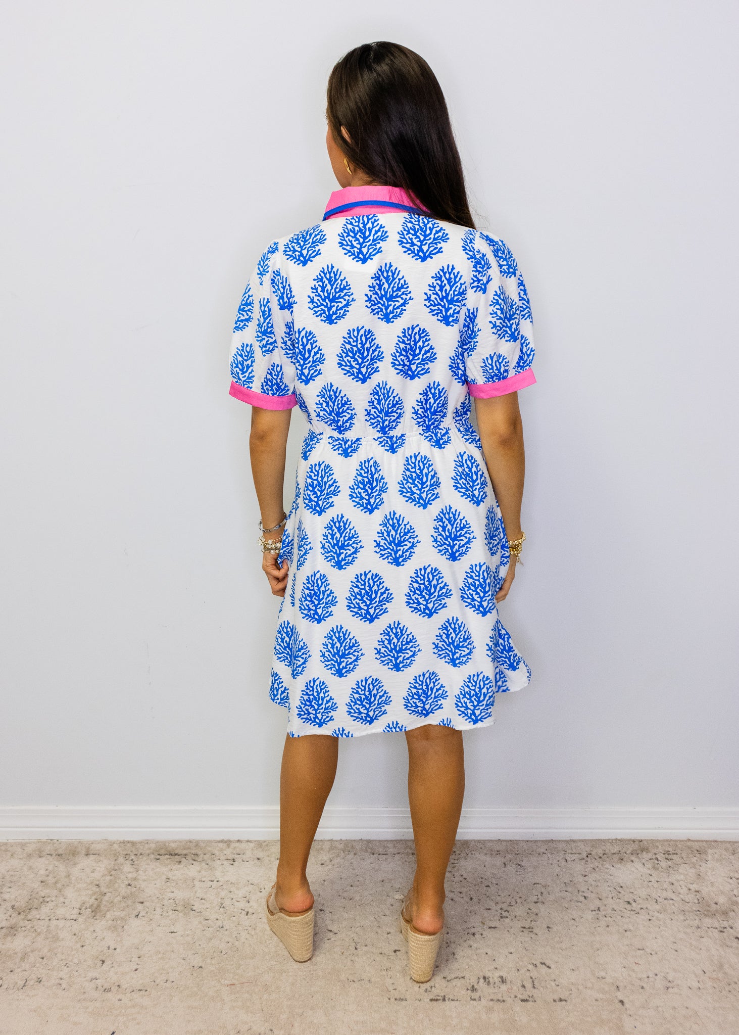 Blue & Pink Coral Reef Dress