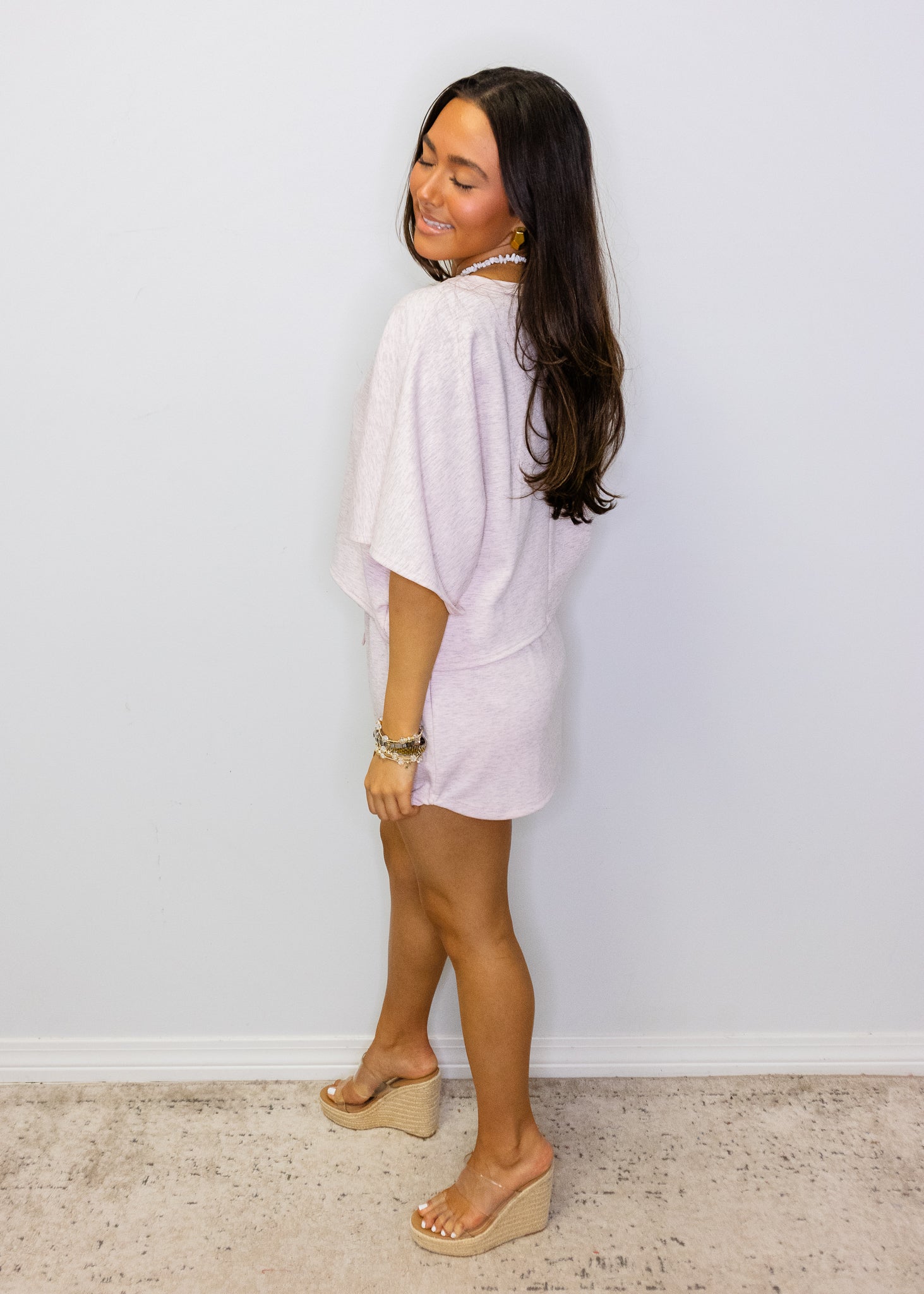 Heathered Pink Super Soft Skort