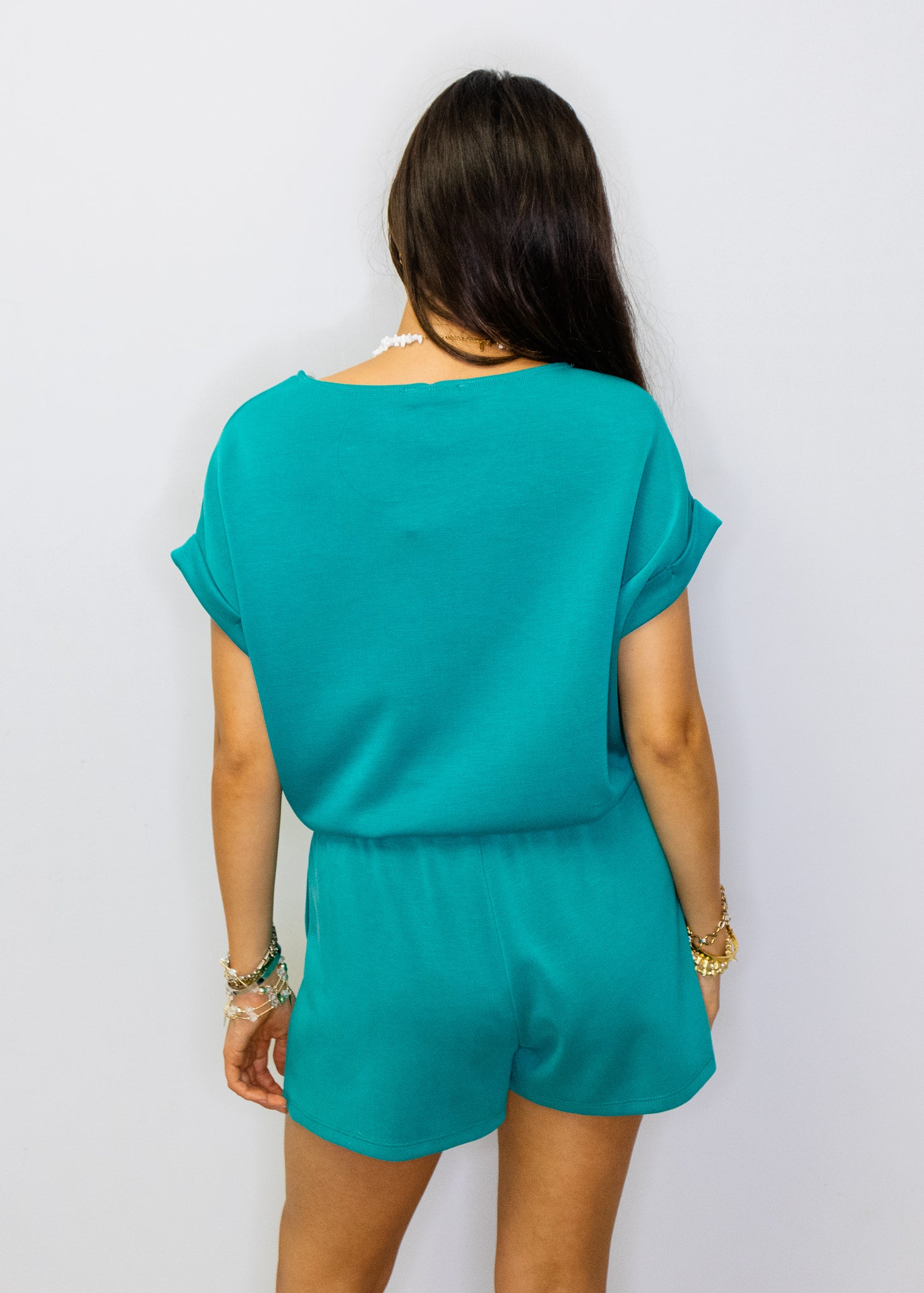 Teal Super Soft Shorts Set