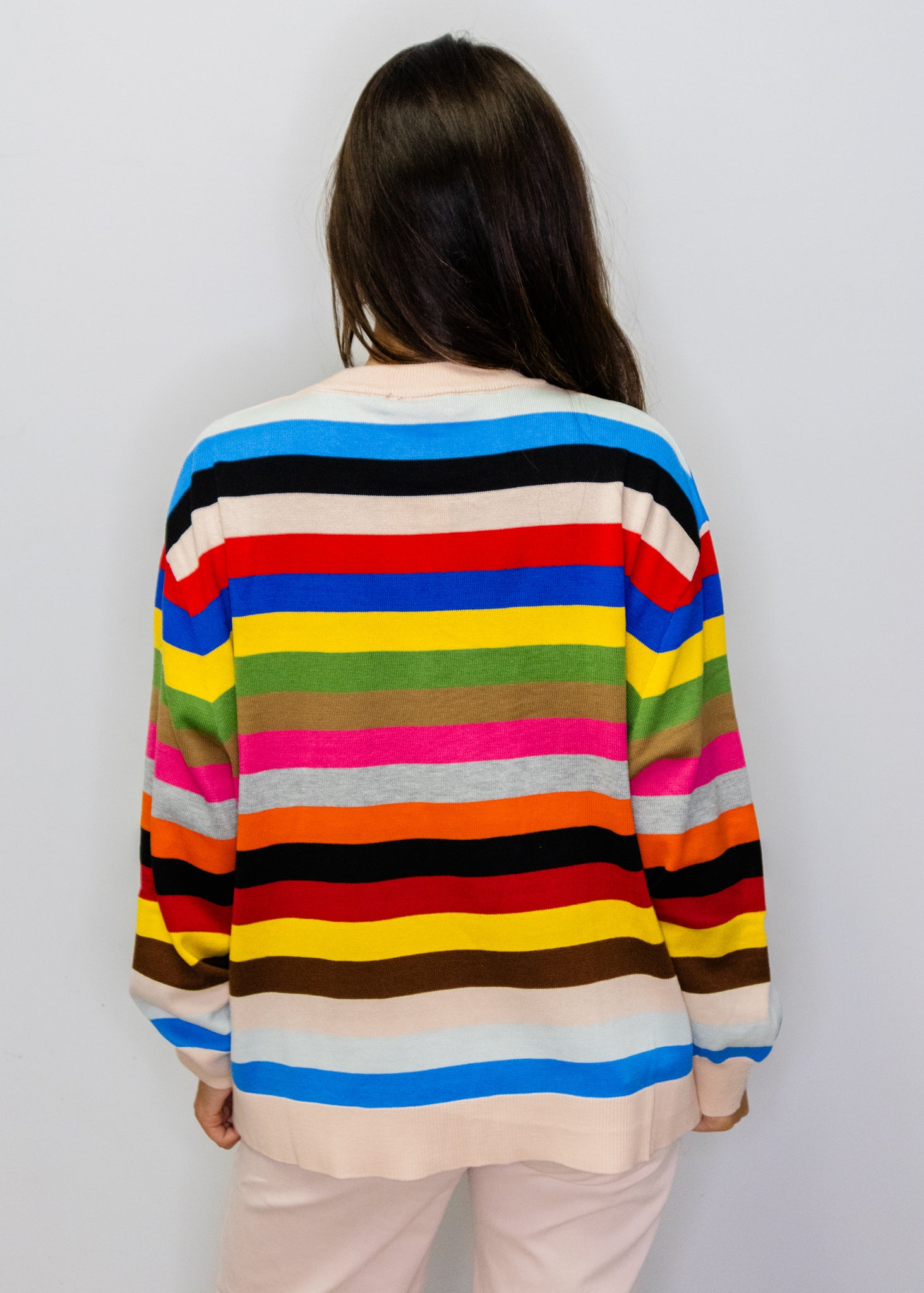 Multi Striped QOS
Card Logo Sweater