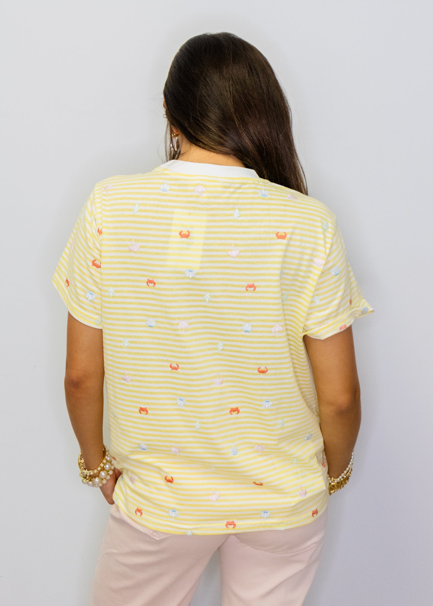 Yellow Stripe Ocean T-Shirt