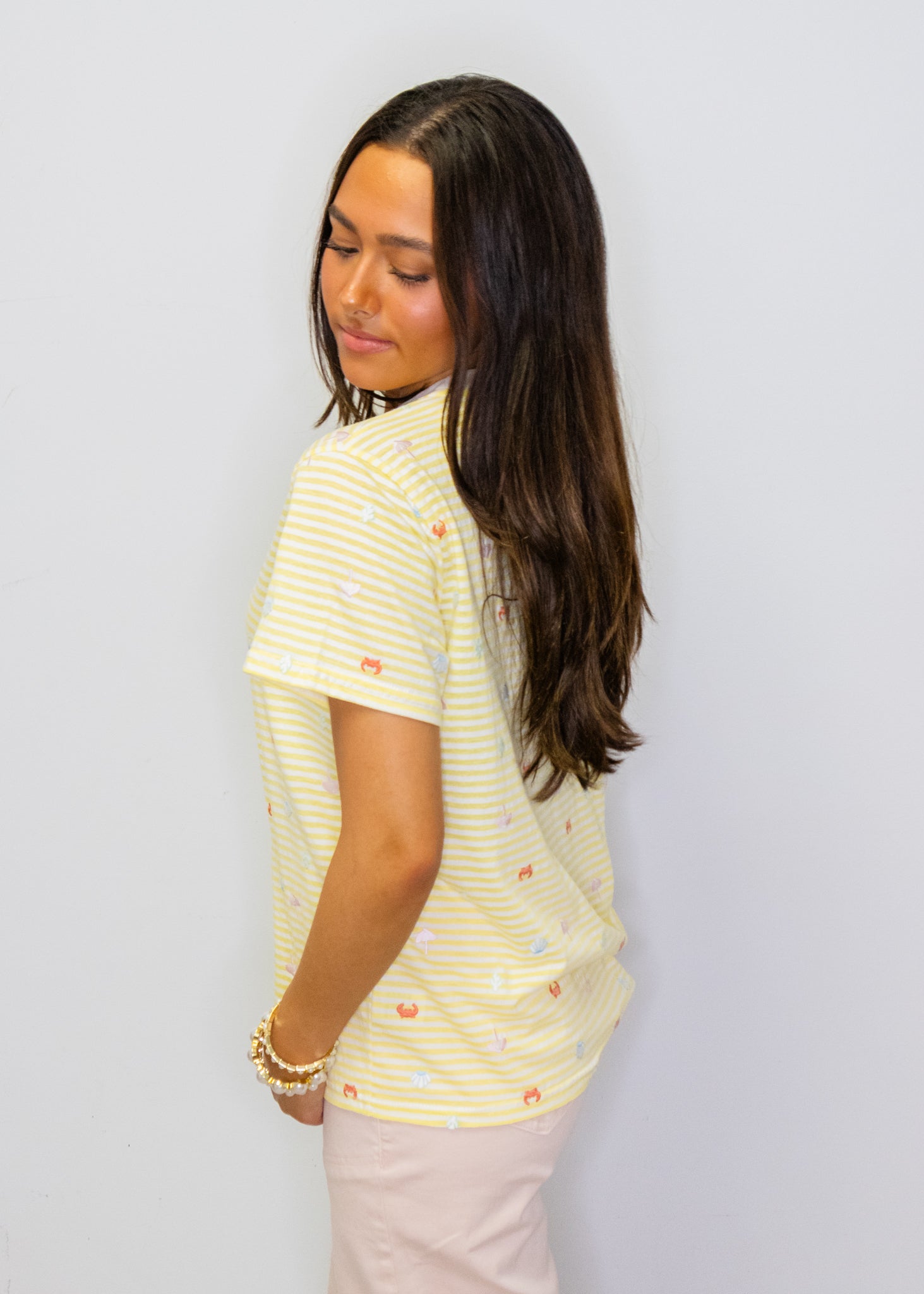 Yellow Stripe Ocean T-Shirt