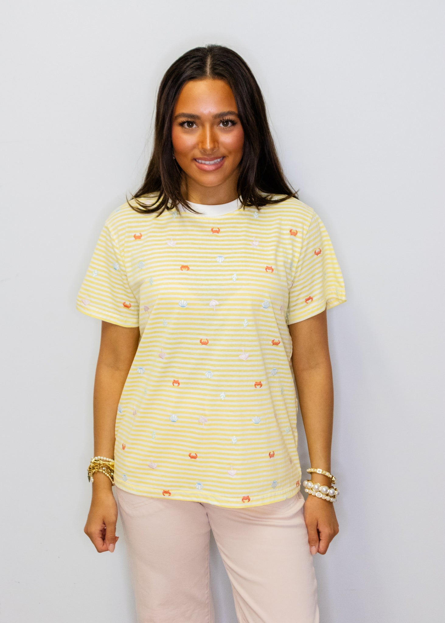 Yellow Stripe Ocean T-Shirt
