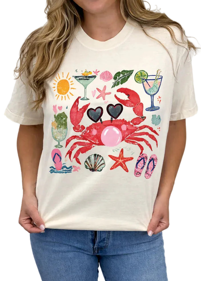 Summer Beach Crab T-Shirt