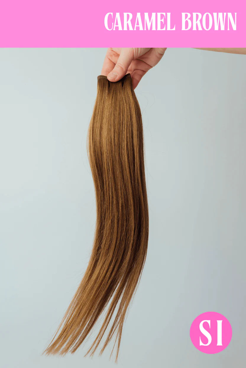 Carmel Brown Hair Extensions 16"