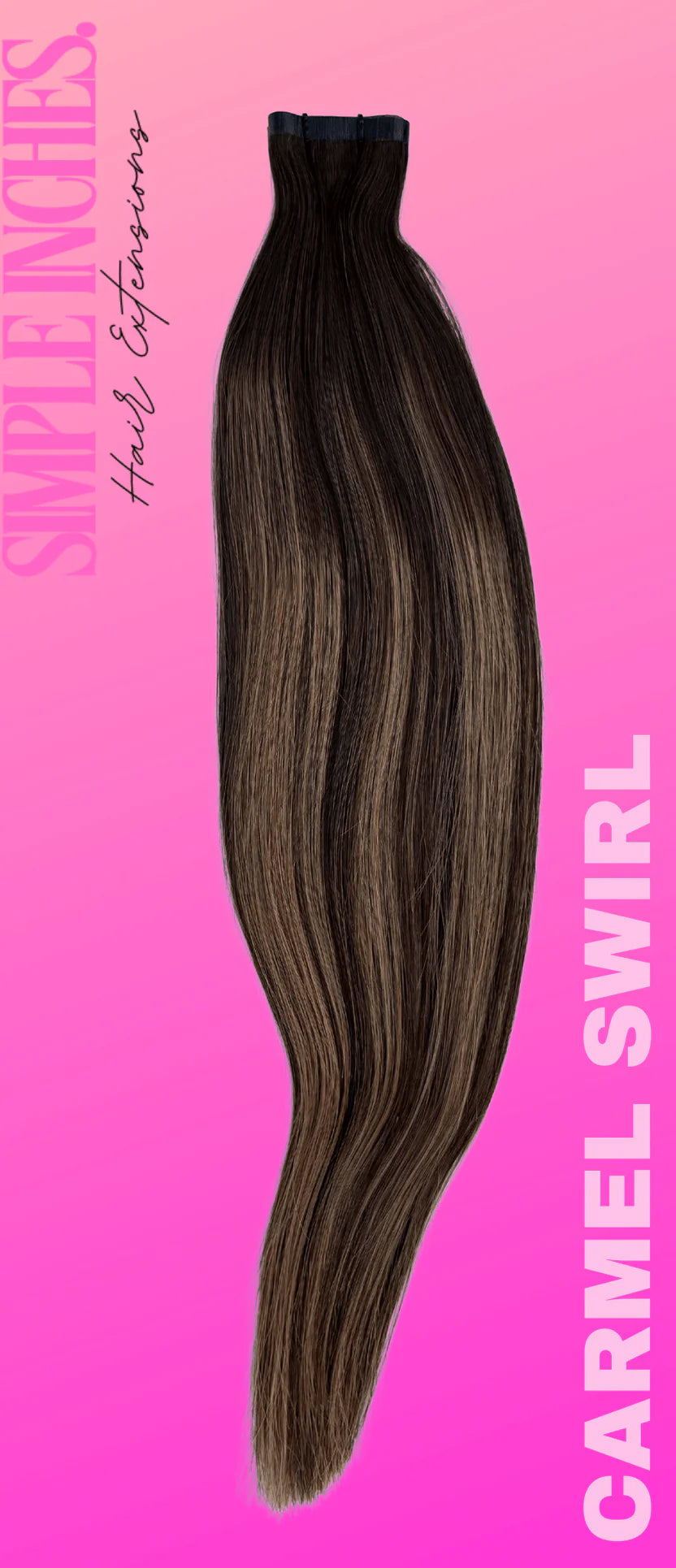 Carmel Swirl Hair Extensions 20"