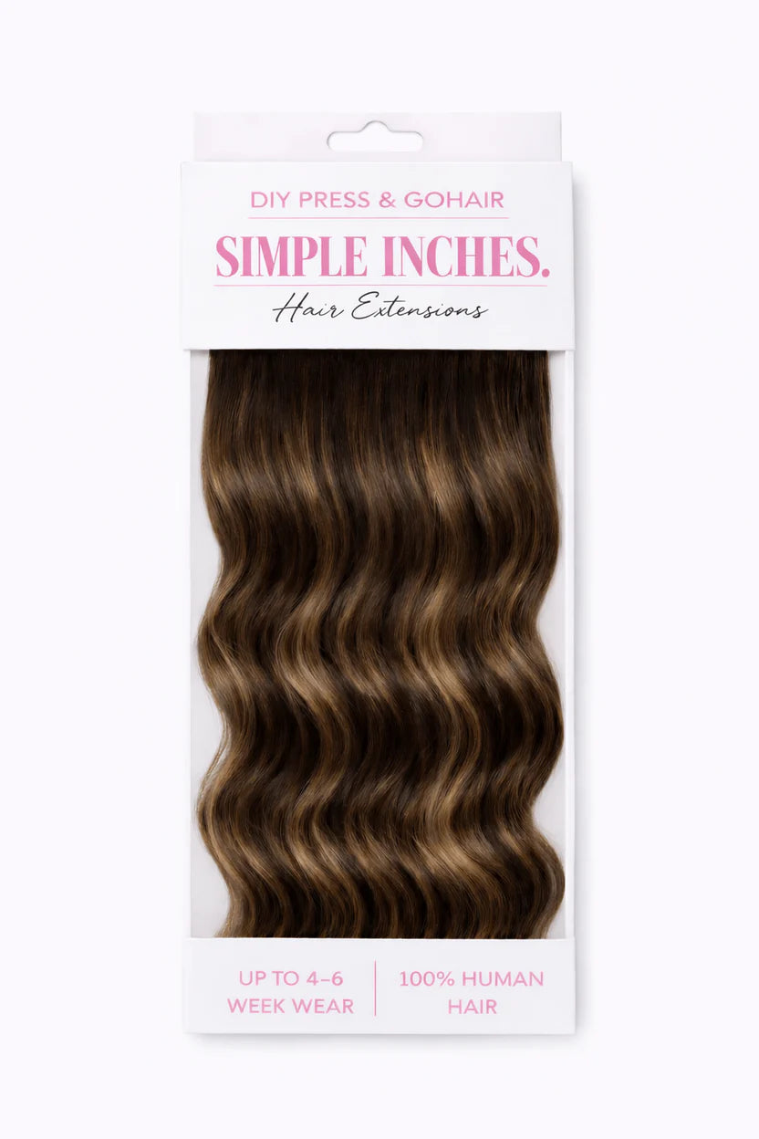 Carmel Swirl Hair Extensions 20"