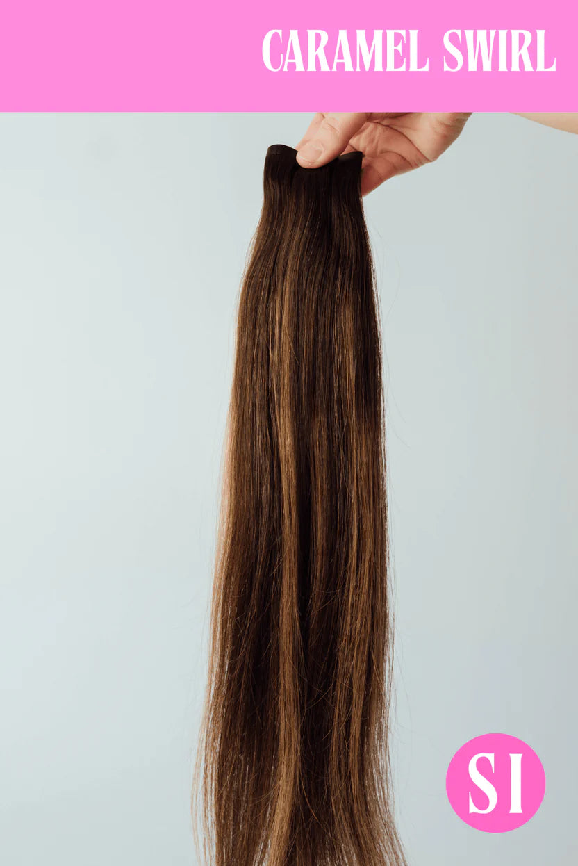 Carmel Swirl Hair Extensions 20"