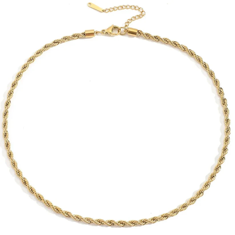The Thin Gold Rope Necklace