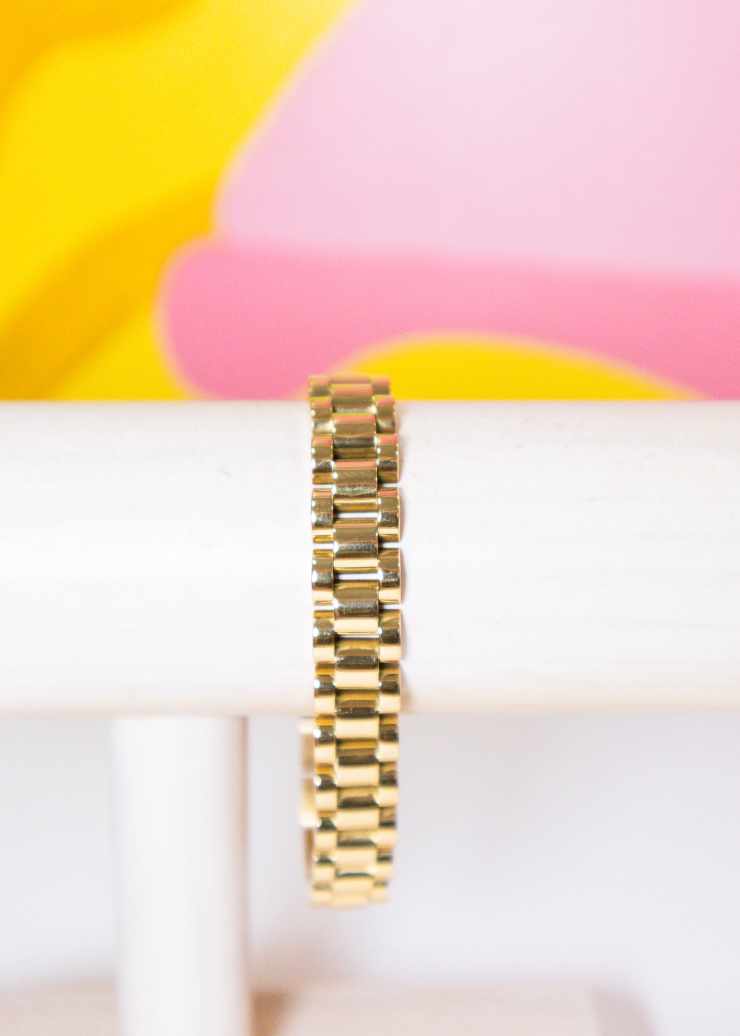 The Thin Gold Watch Band Bracelet