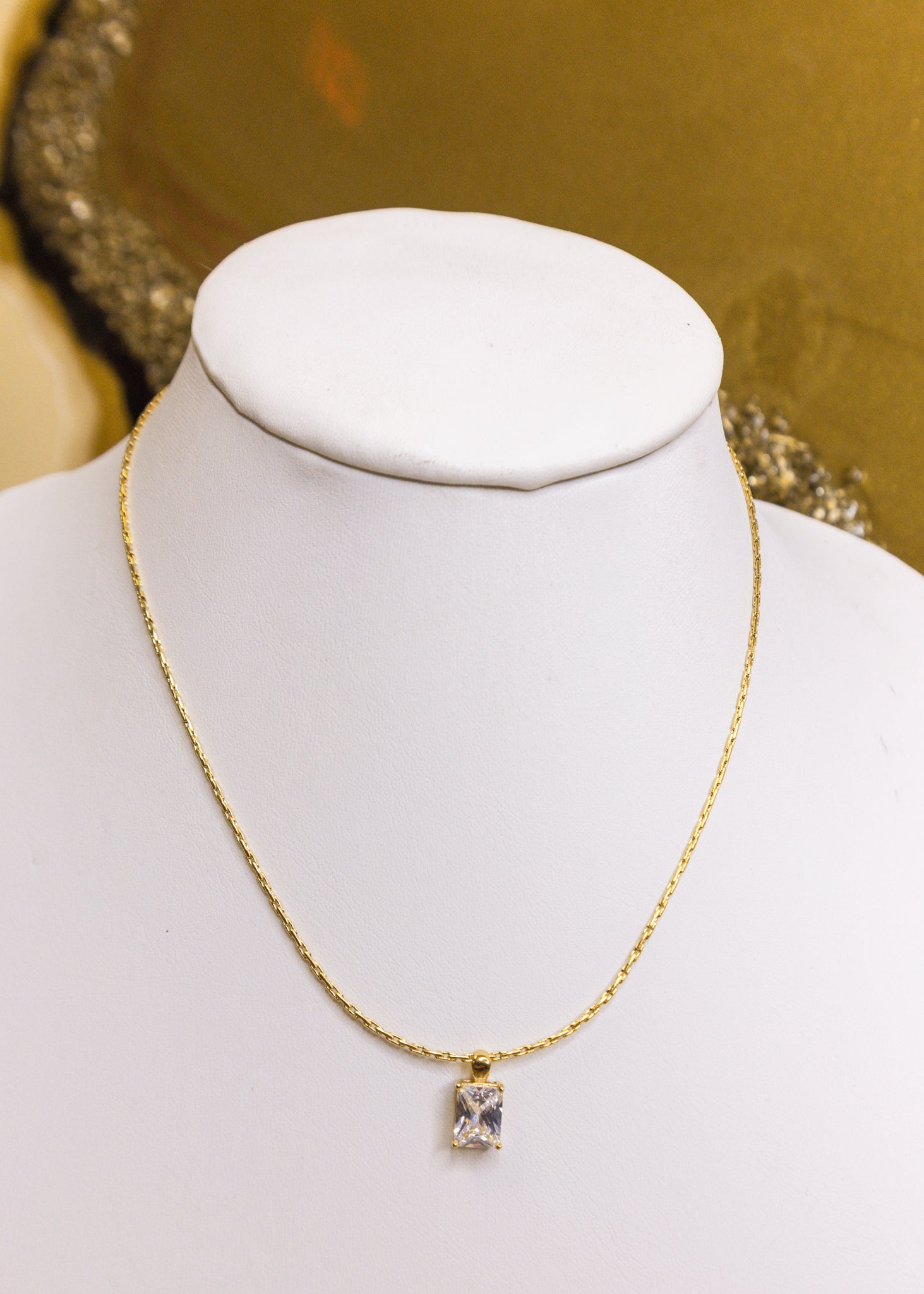 The Selena Gold Diamond Necklace