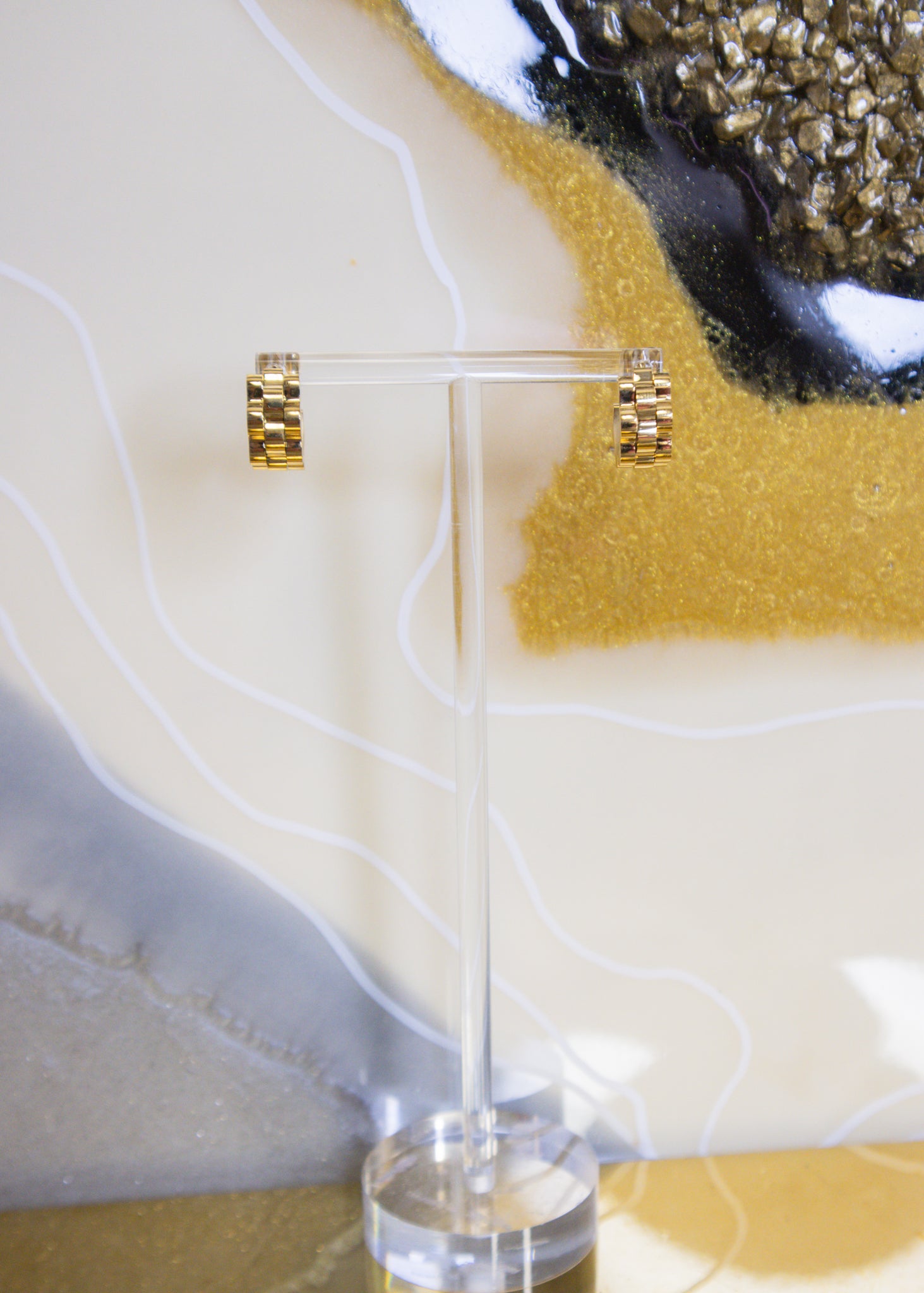 The Small Gold Rolly Hoops