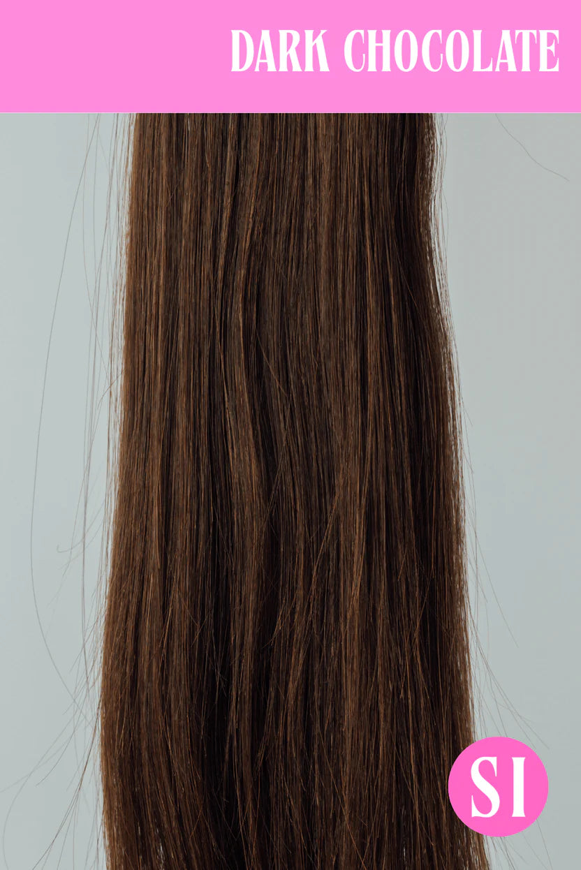 Dark Chocolate Hair Extensions 16"