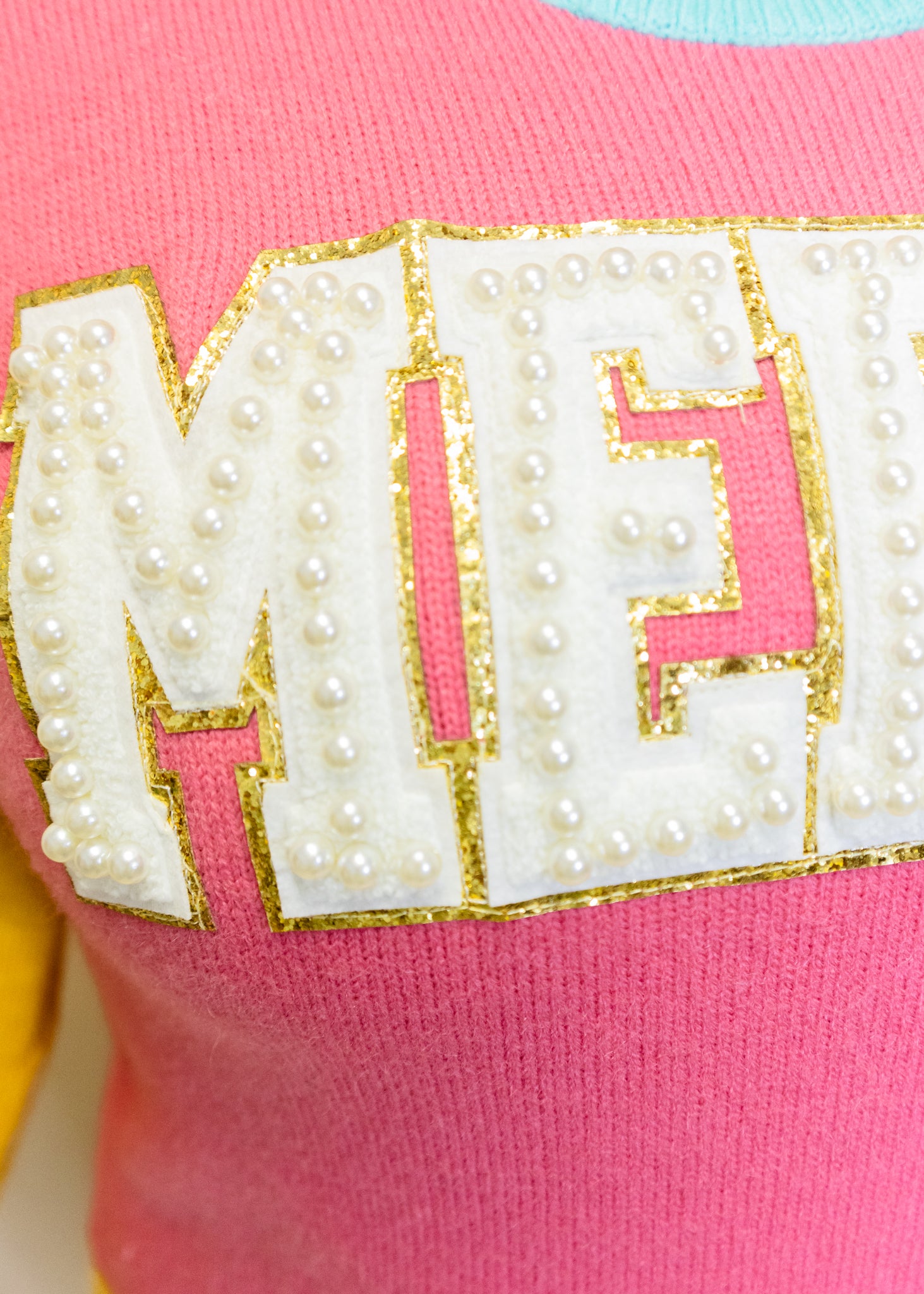 Pearl Merry Color Block Sweater