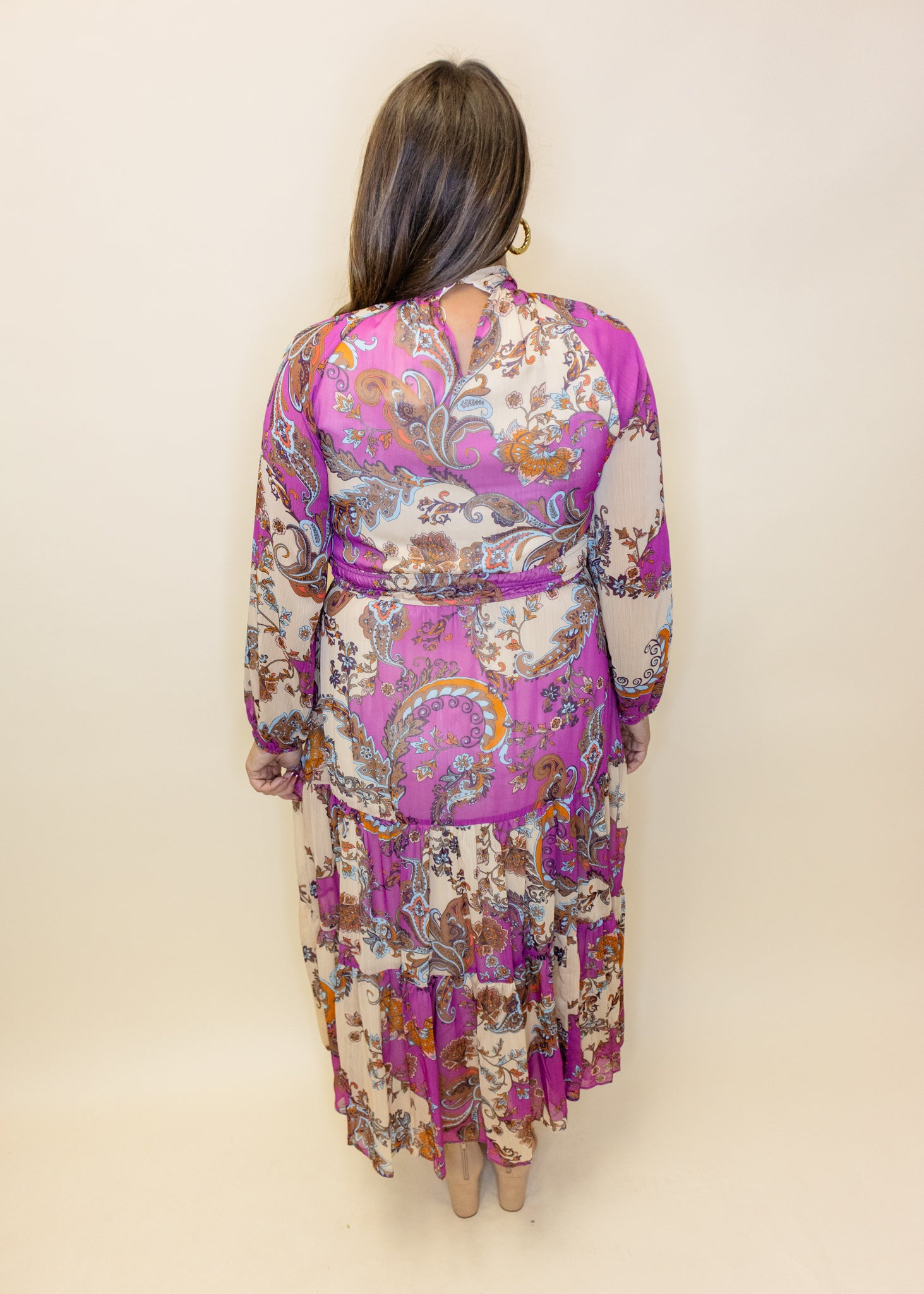 Purple Multi Maxi Dress