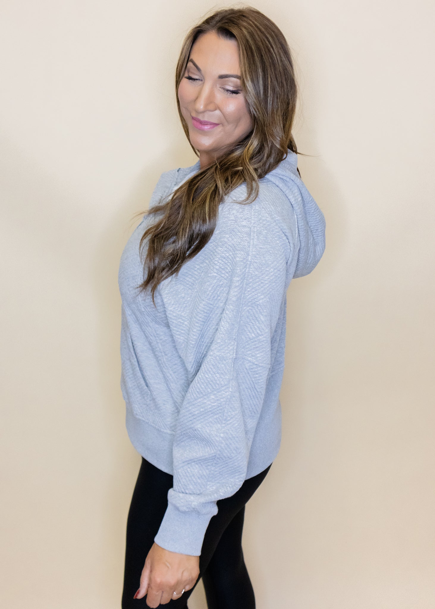 Grey Zip Pocket Sweatshirt