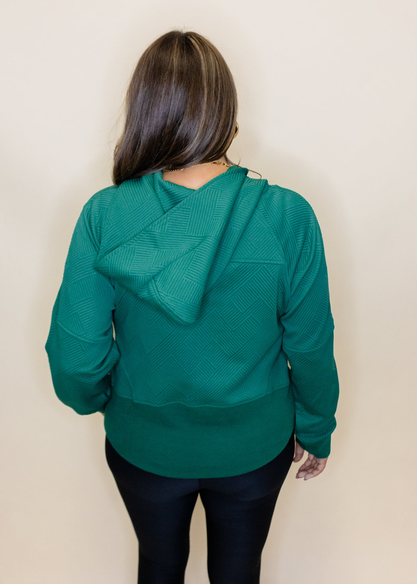 Green Zip Pocket Sweatshirt