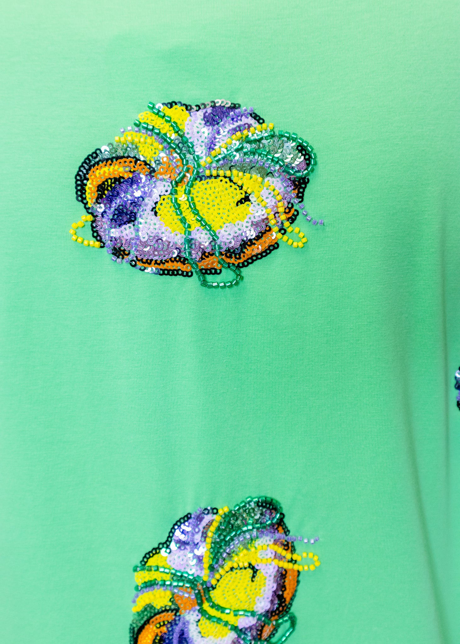 Green Scattered King Cake Tee
