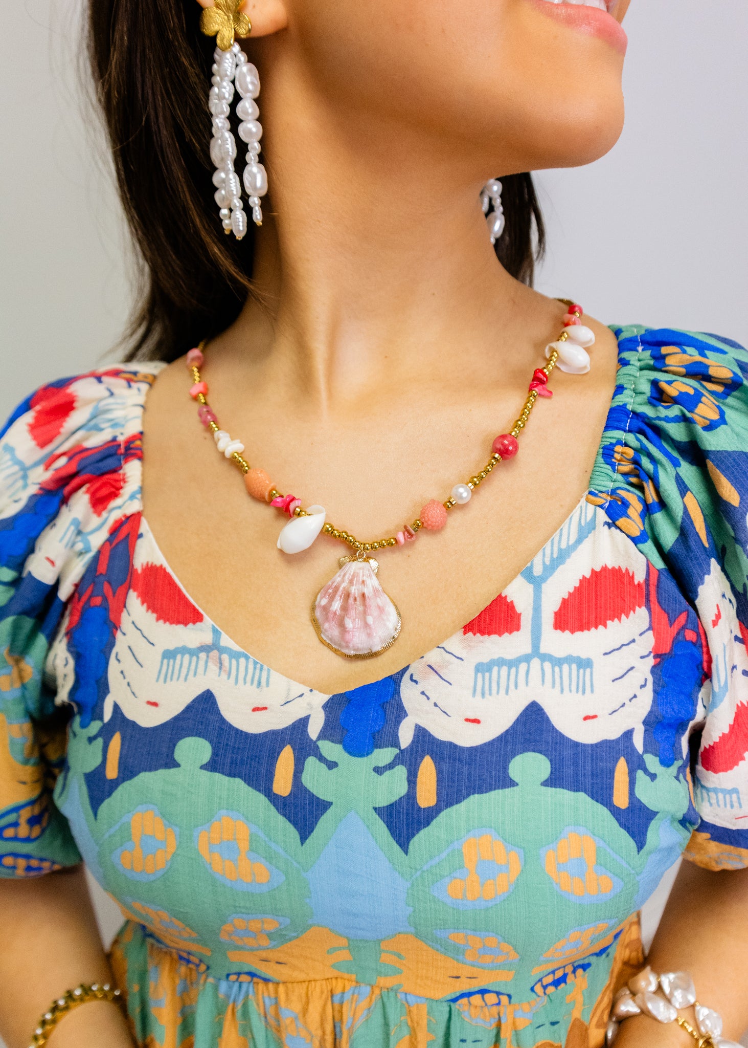 Ocean Breeze Beaded Necklace