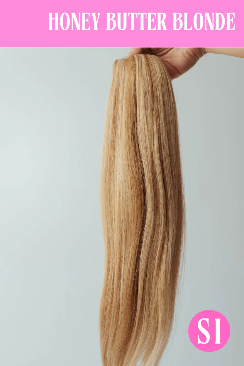 Honey Butter Blonde Hair Extensions 16"