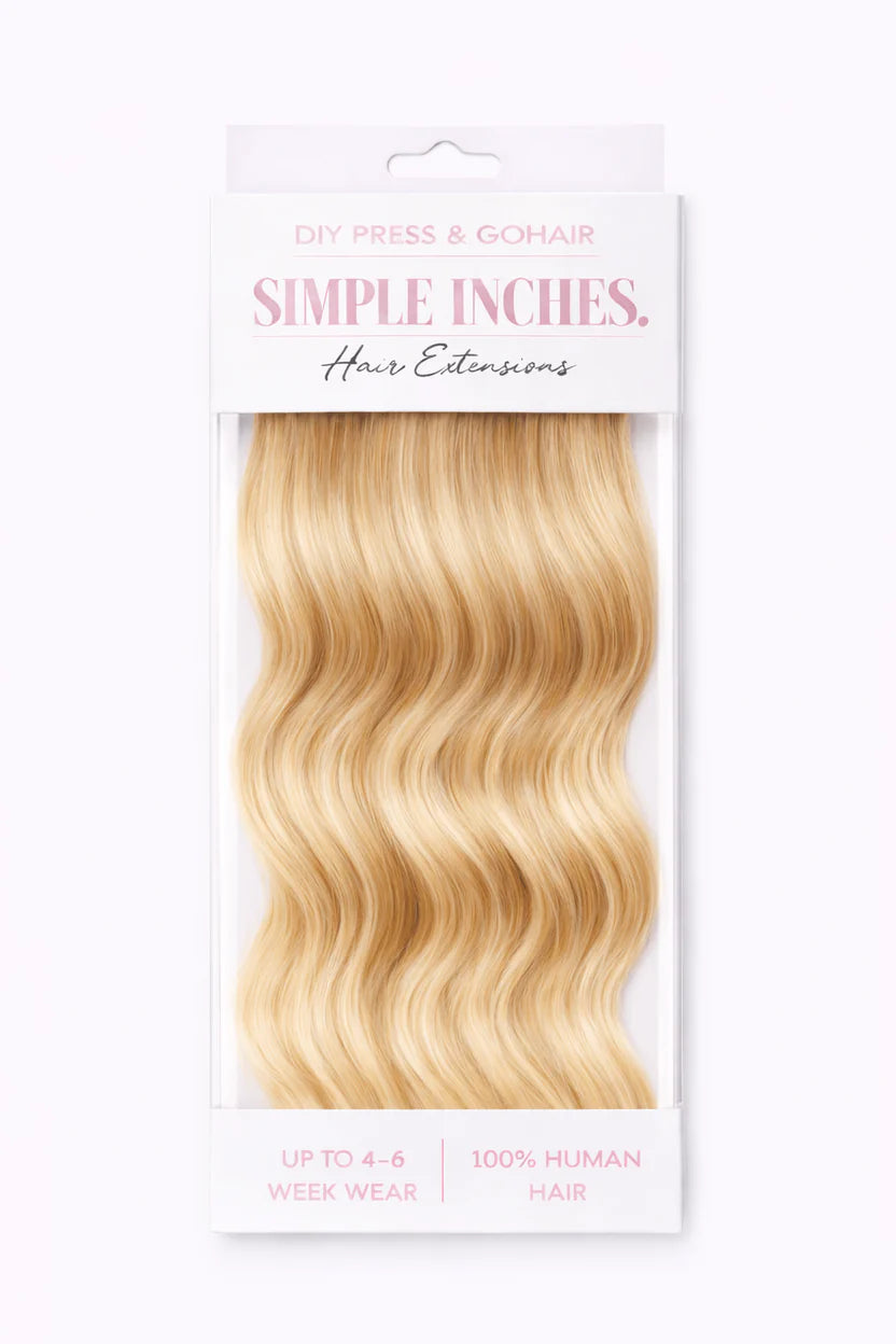 Honey Butter Blonde Hair Extensions 16"