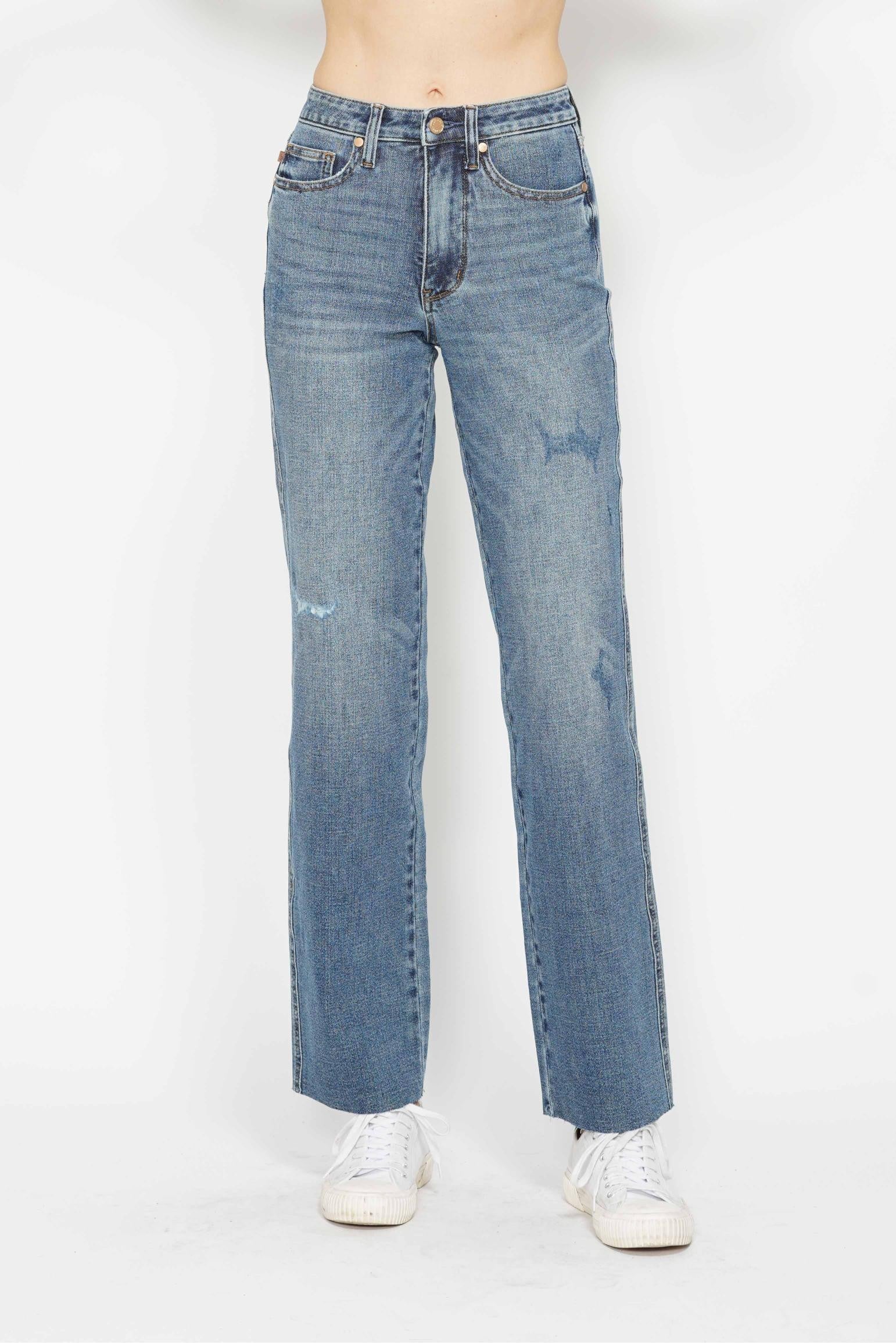 Medium Tummy Control Straight Jeans