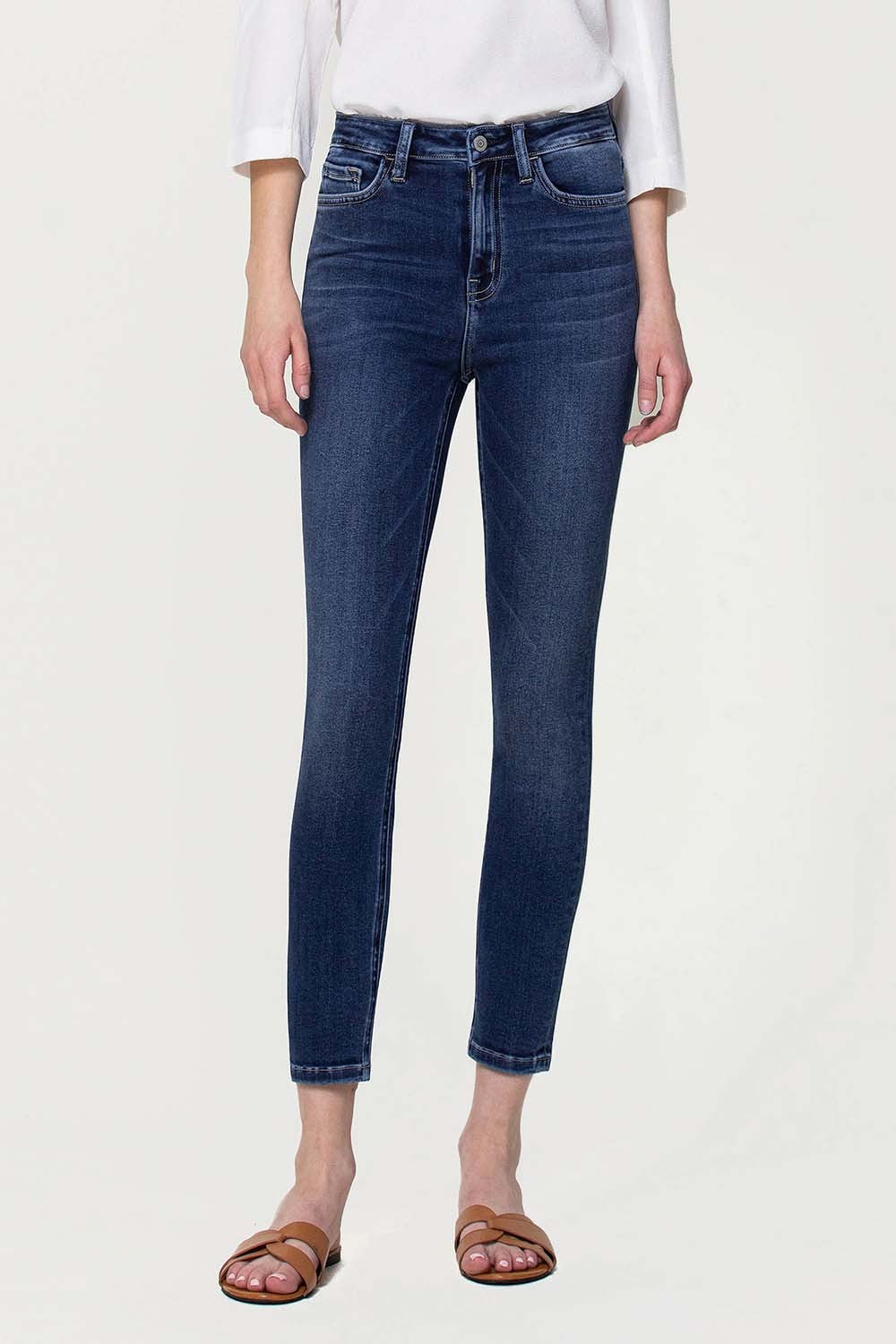 High Rise Super Soft Crop Skinny Jeans