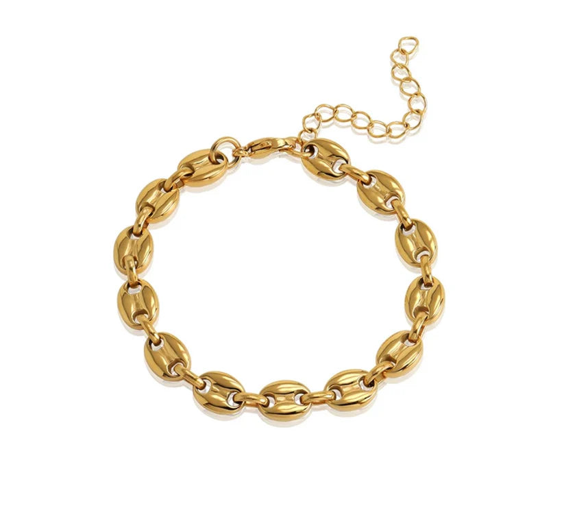 The Gold Coffee Bean Bracelet