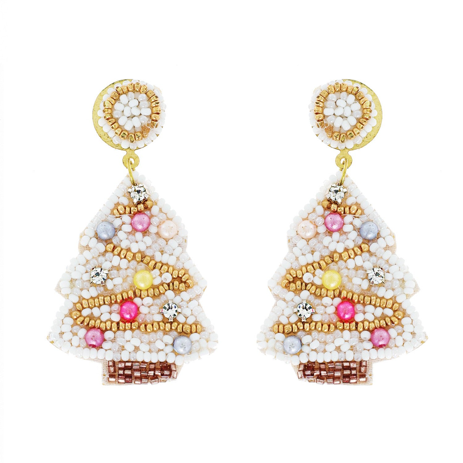 Little Vintage Christmas Tree Earrings