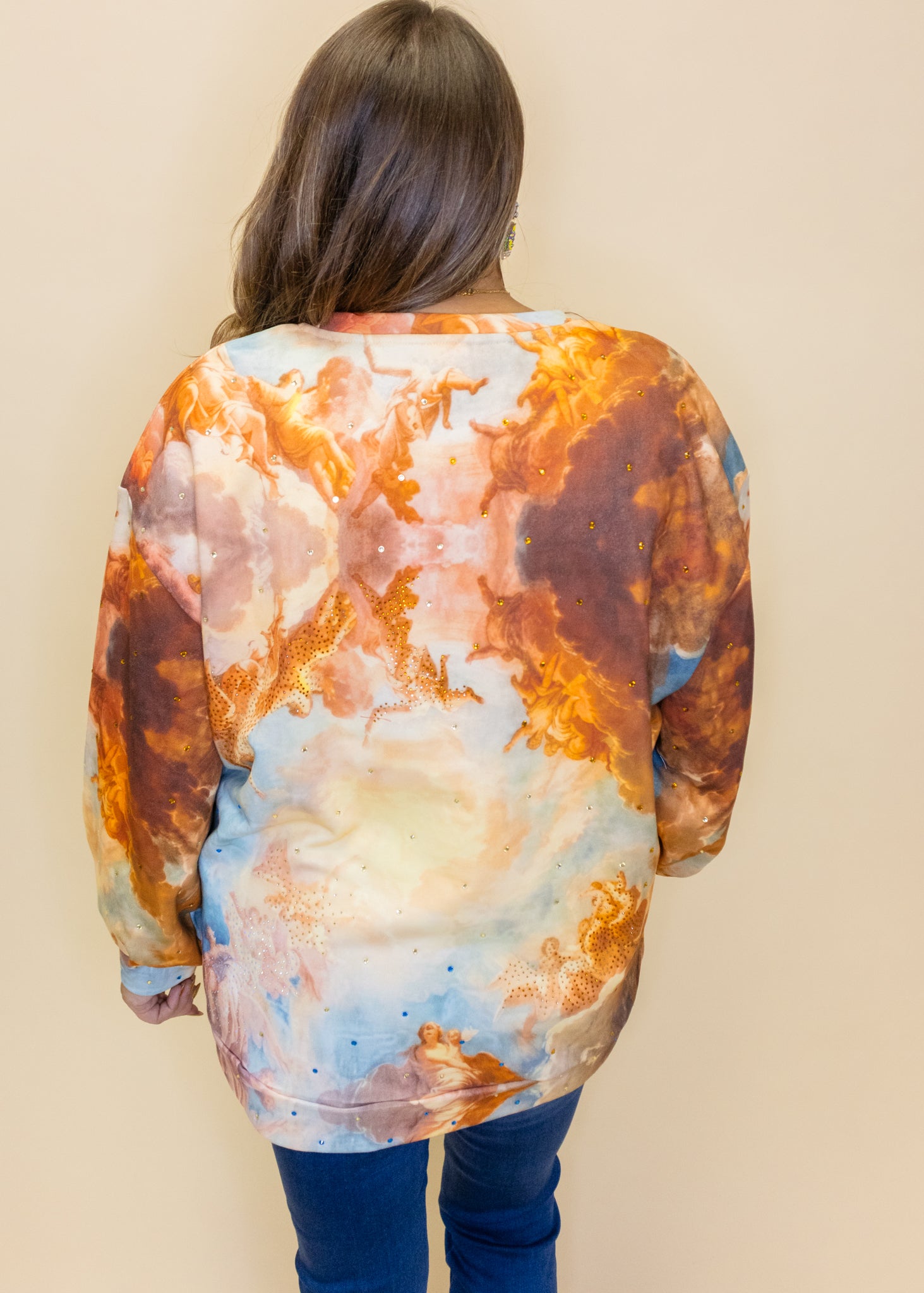 Multi Roman Painting Sweatshirt