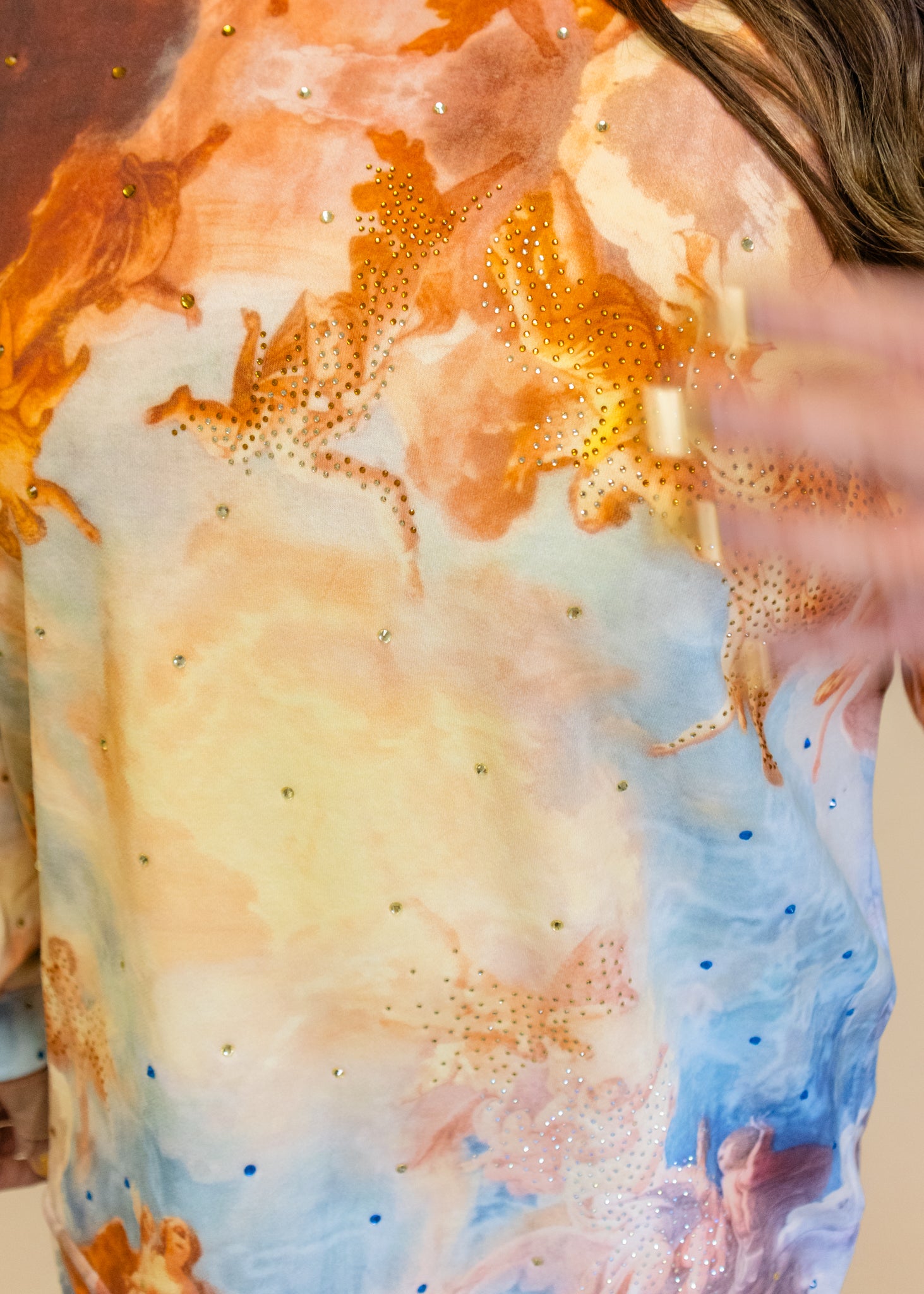 Multi Roman Painting Sweatshirt