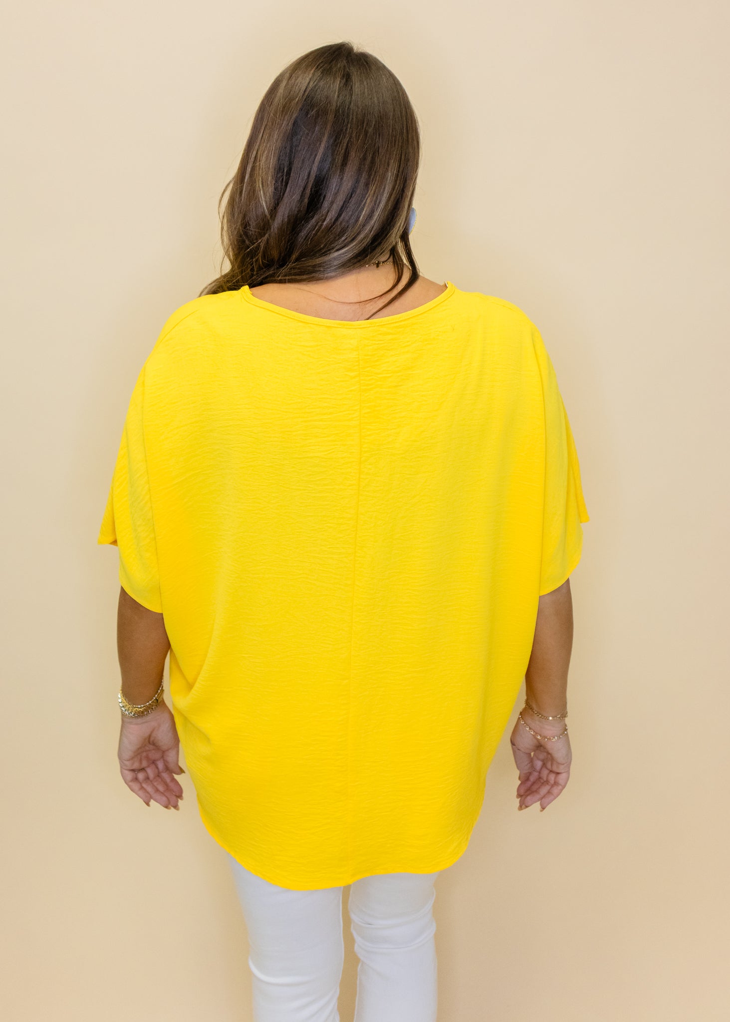 Yellow Favorite Pocket Top