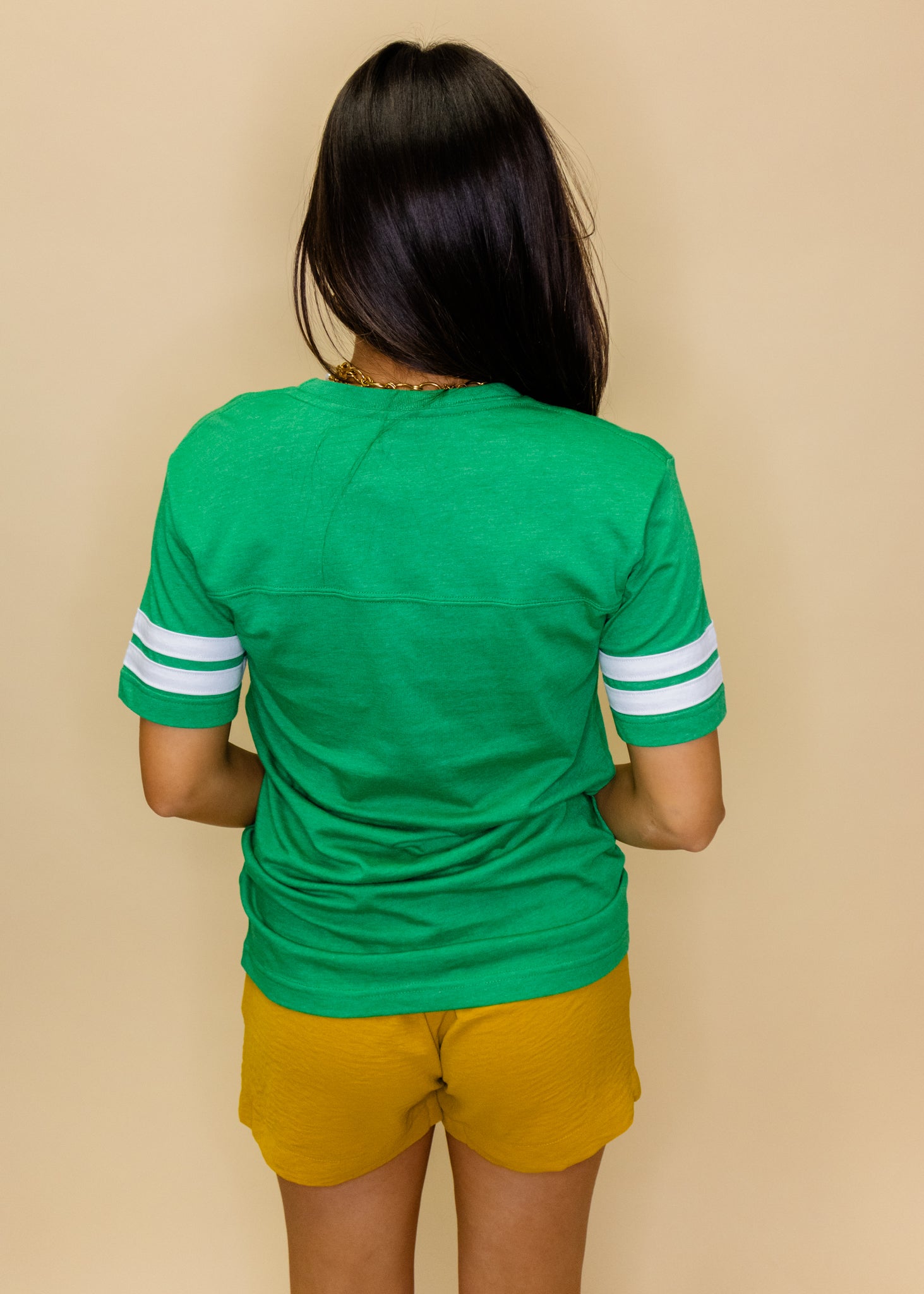 Green Mardi Gras Jersey T-Shirt