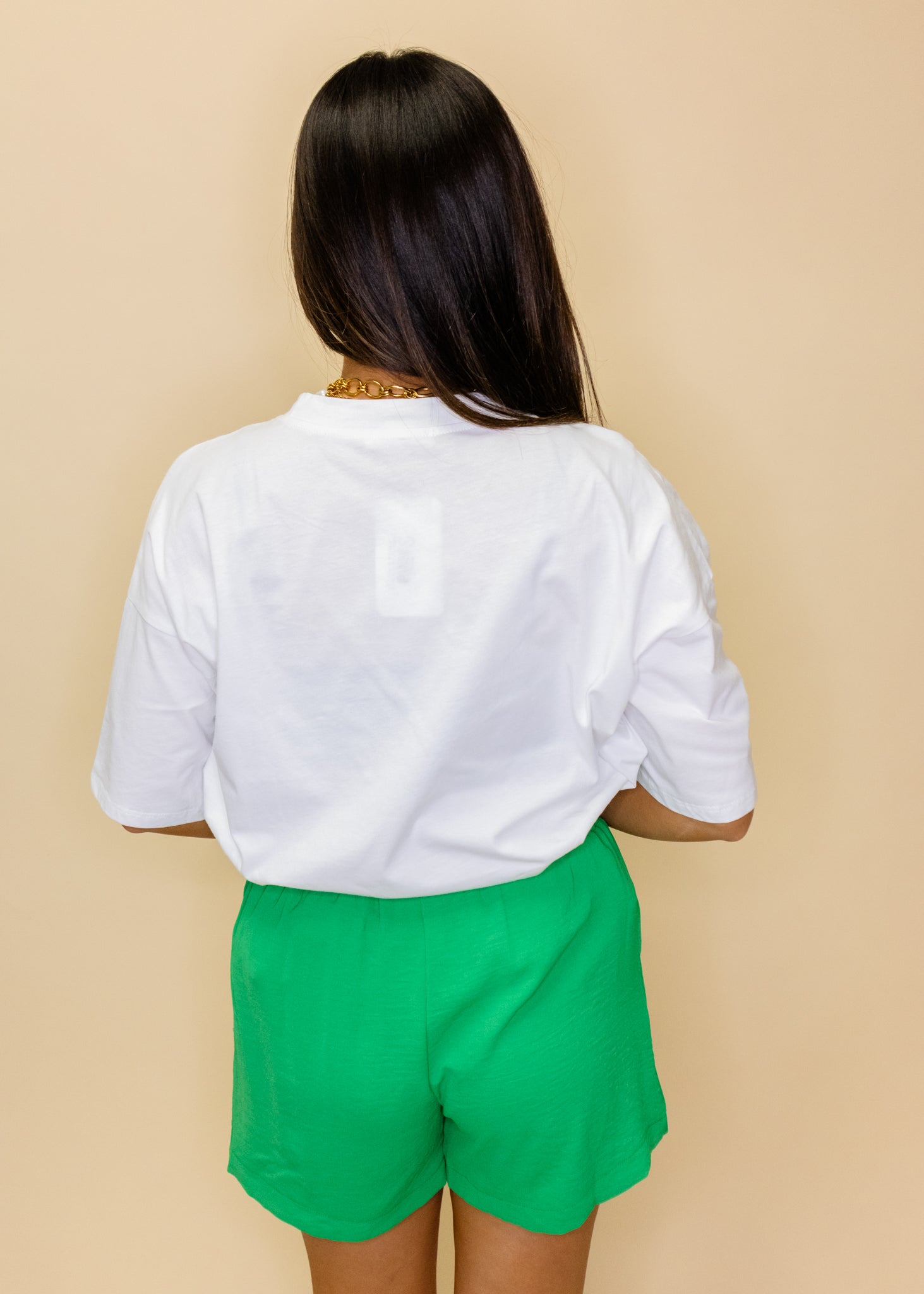 Kelly Green High Waisted Shorts