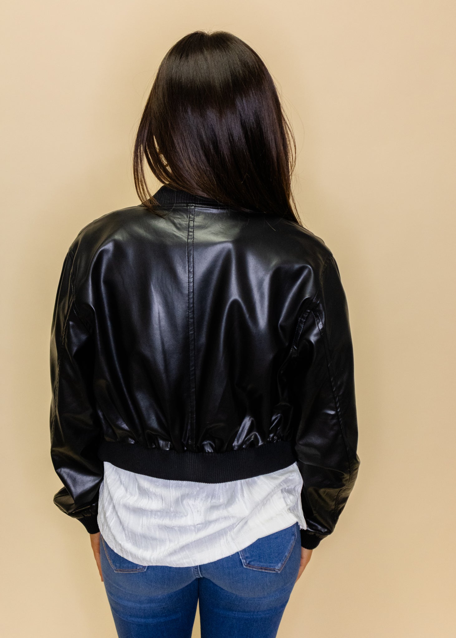 Black Pleather Jacket